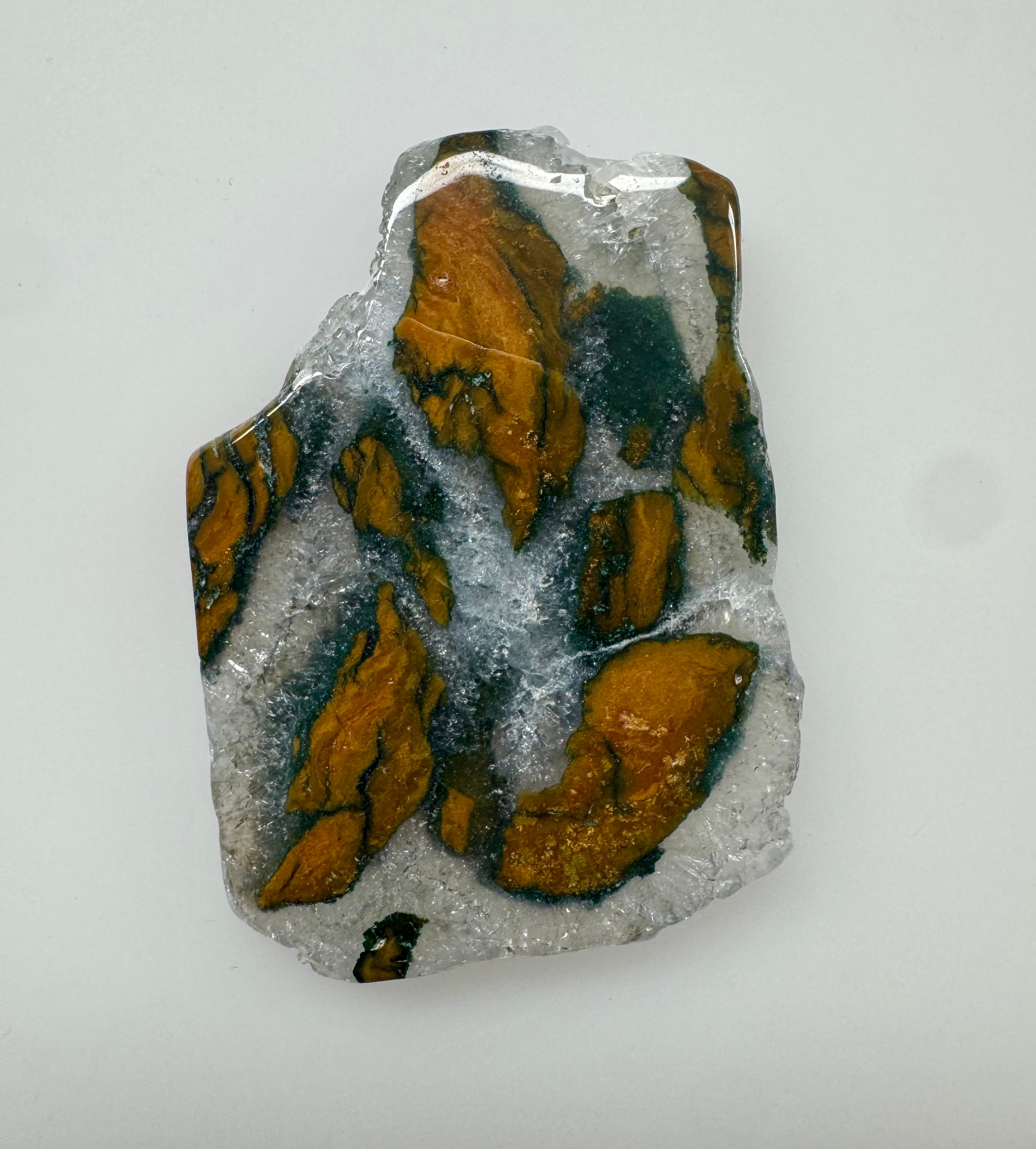 Brecciated Jasper Slab; 122.960cts