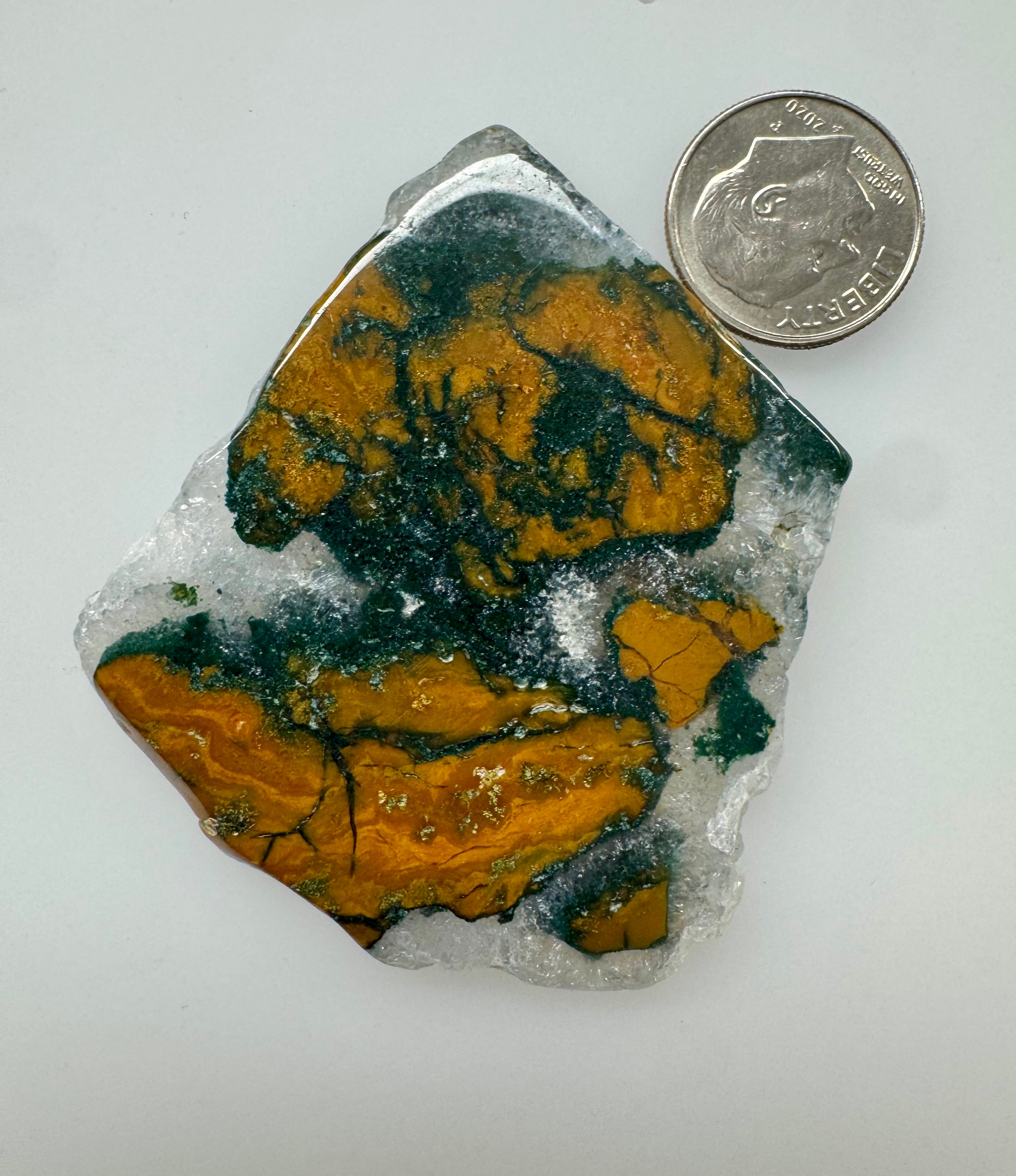 Brecciated Jasper Slab; 109.885cts