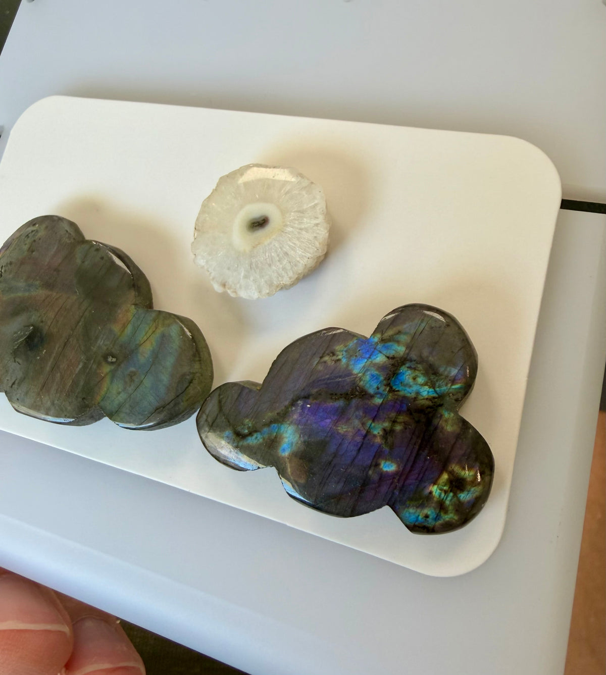 Labradorite and Solar Quartz Scene, 2004