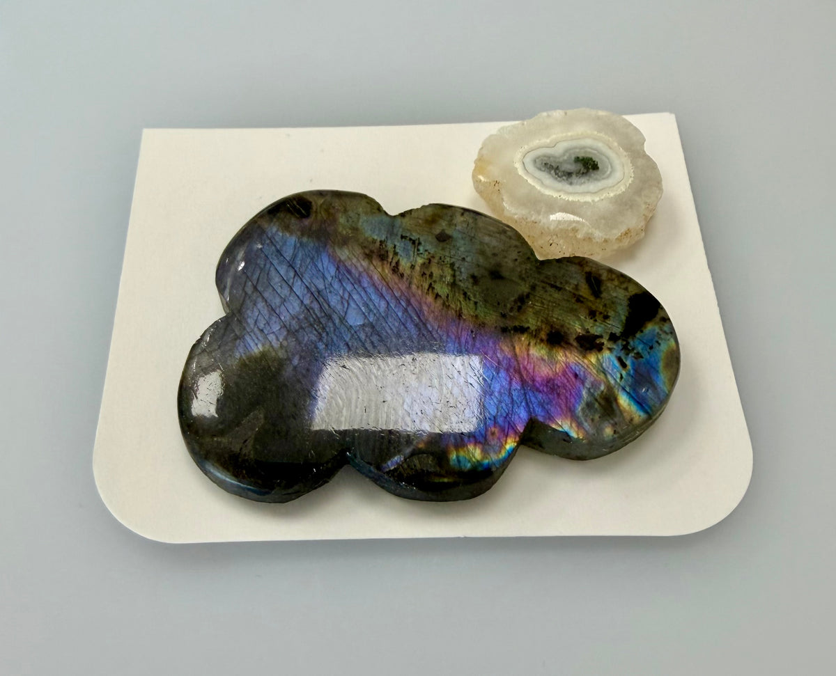 Labradorite and Solar Quartz Scene, 1006