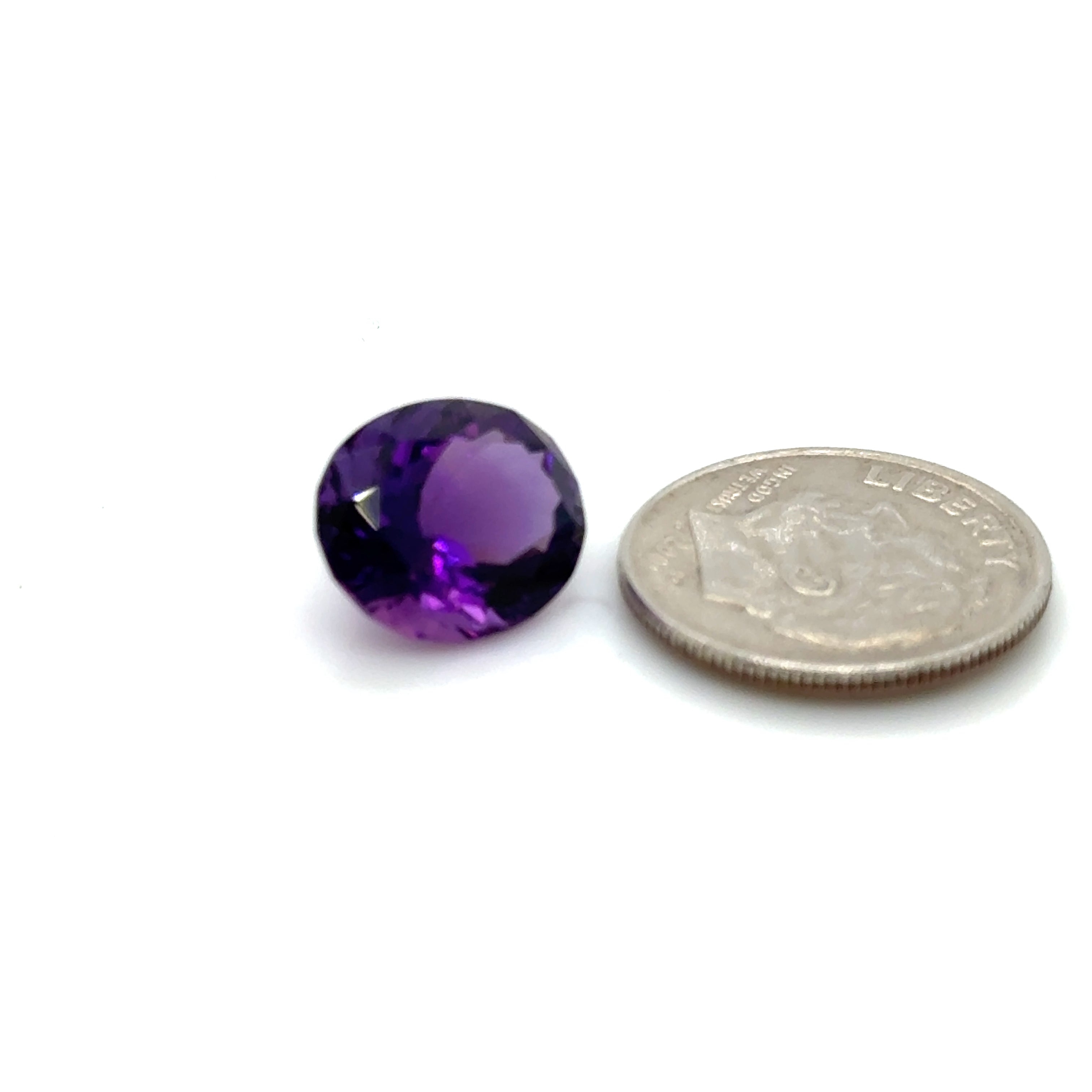 Amethyst Gemstone; Natural Untreated Uruguay Amethyst, 4.545cts - Mark Oliver Gems