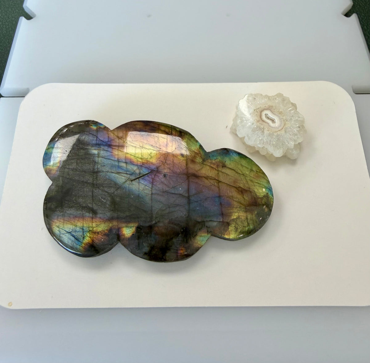 Labradorite and Solar Quartz Scene, 2007
