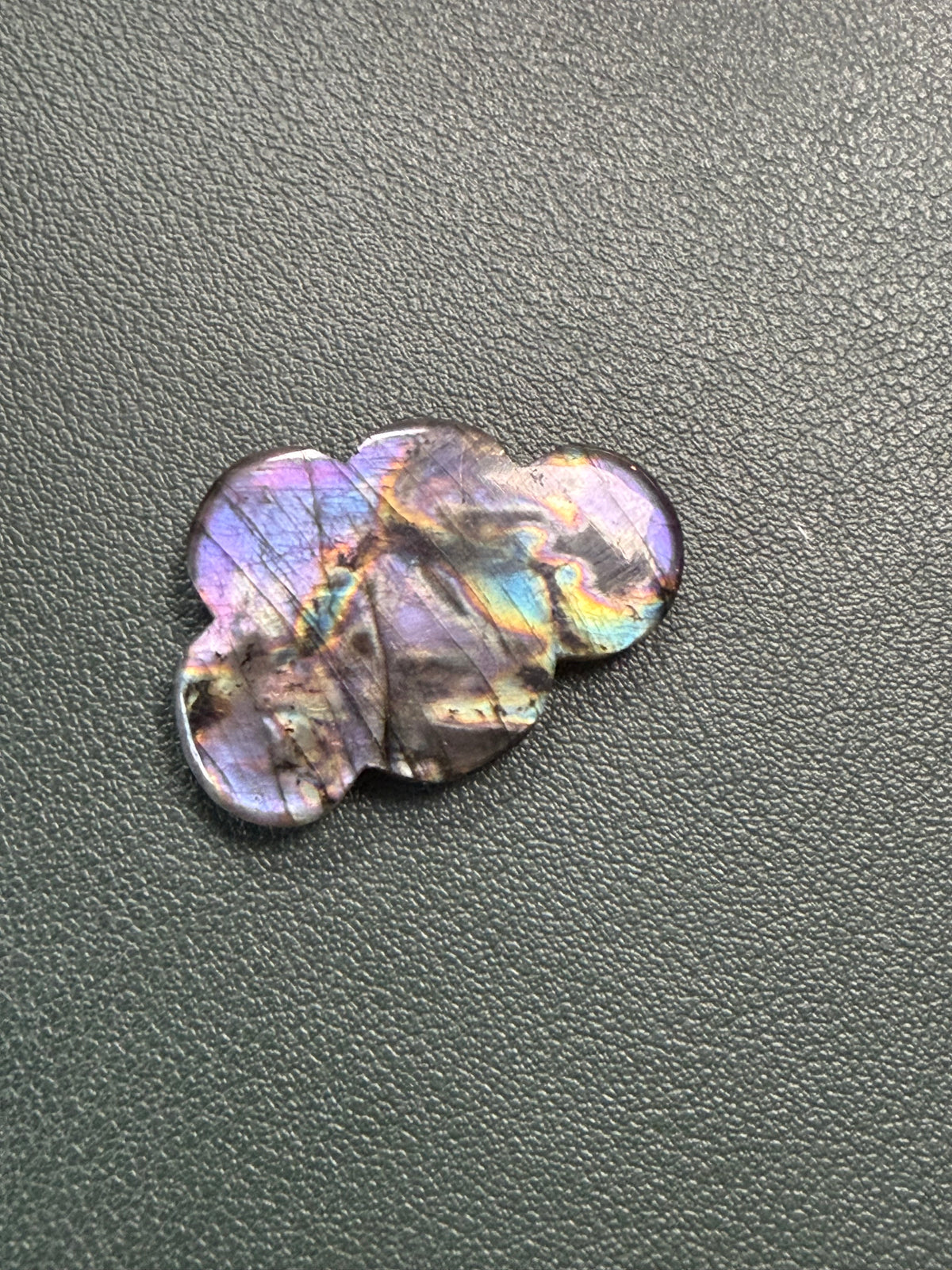 Labradorite Cabochon; Natural Untreated Madagascar Labradorite; 50.920cts
