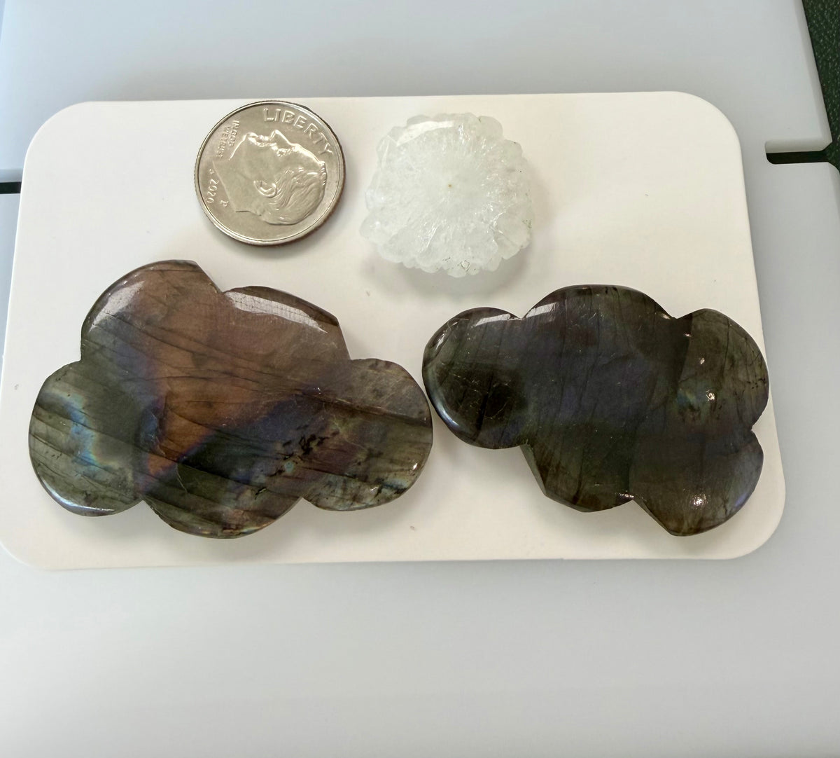 Labradorite and Solar Quartz Scene, 2012