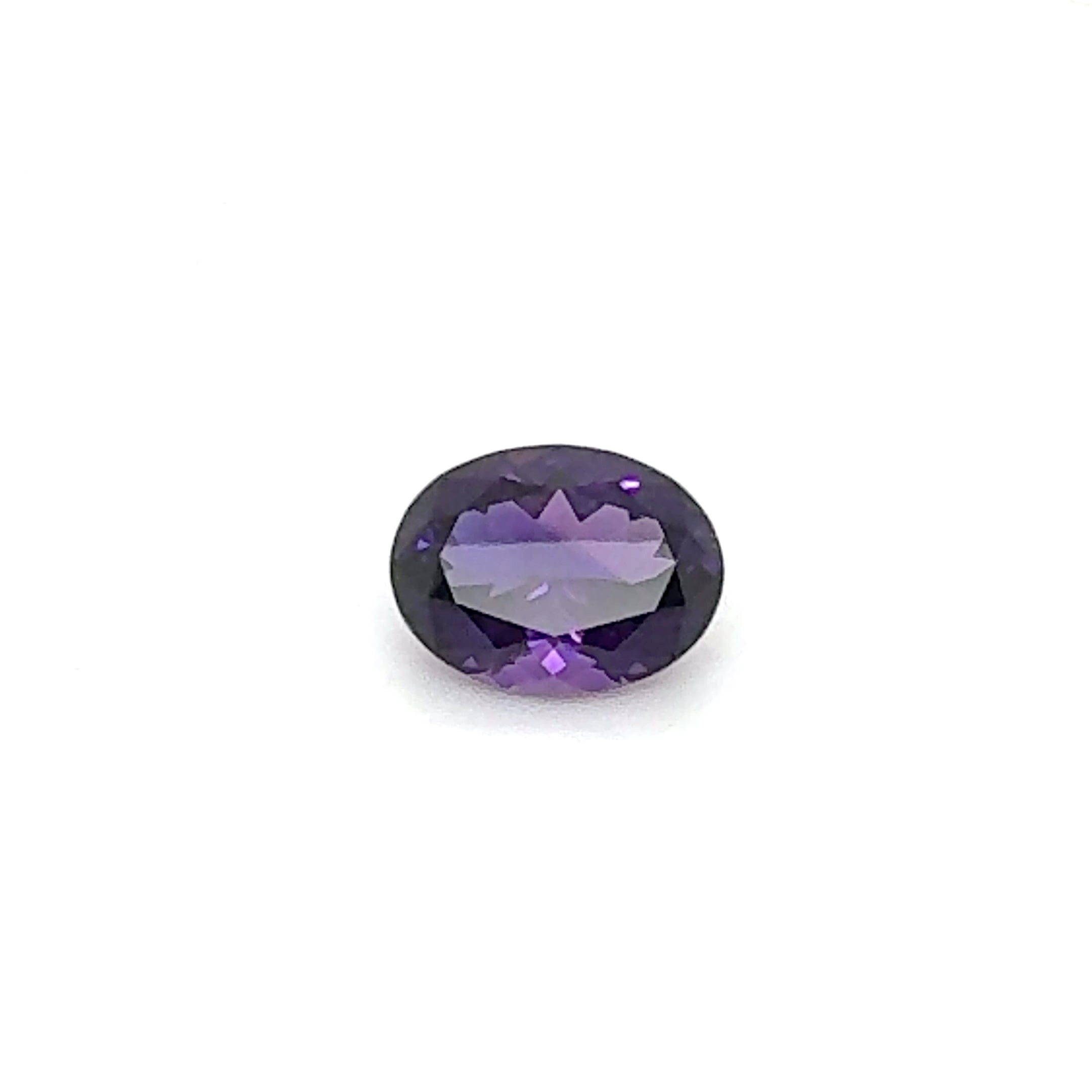 Amethyst Gemstone; Natural Untreated Uruguay Amethyst, 8.590cts - Mark Oliver Gems