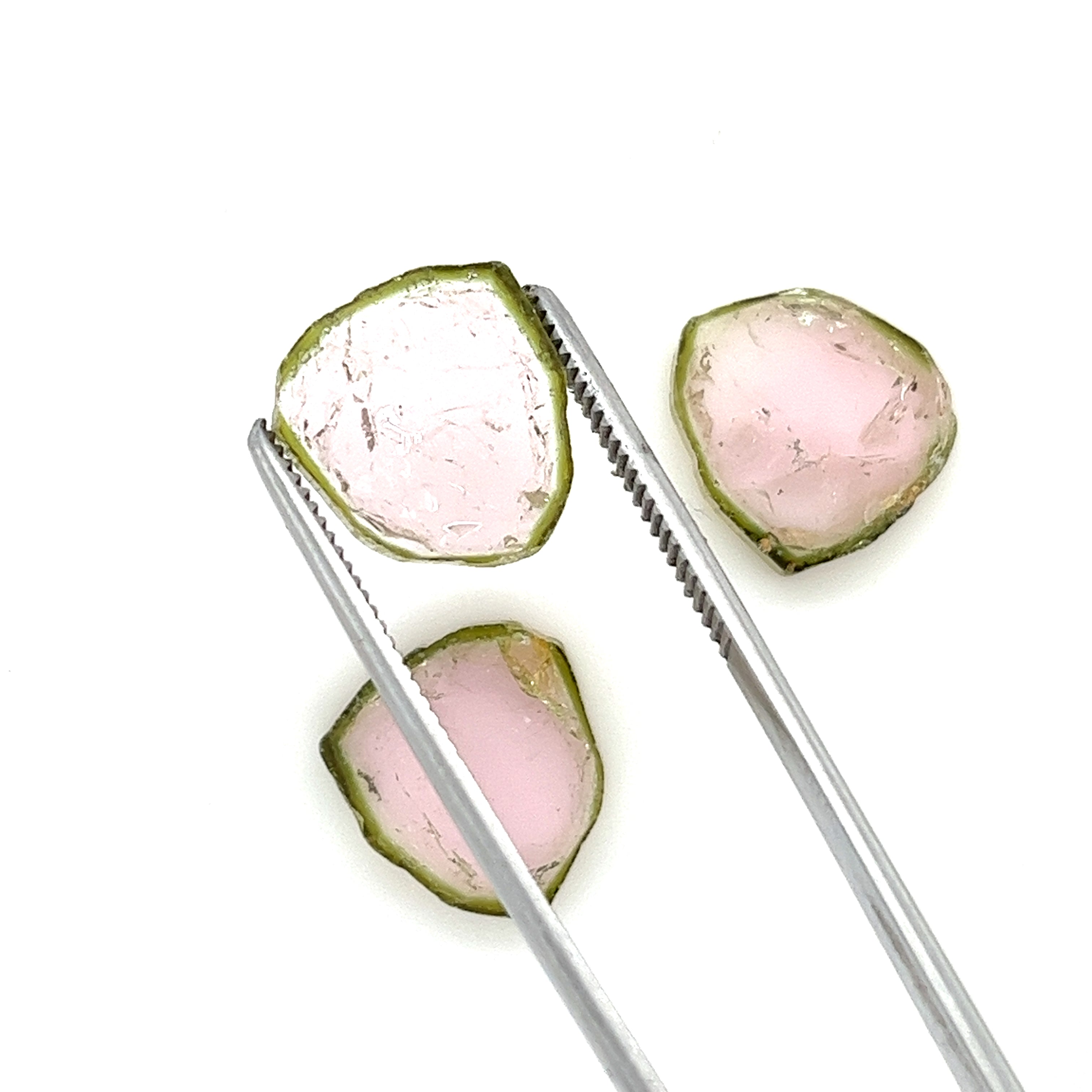 Tourmaline Slice; Natural Untreated Brazil Tourmaline; 22.820cts - Mark Oliver Gems