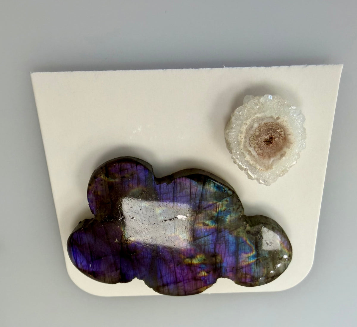 Labradorite and Solar Quartz Scene, 1005