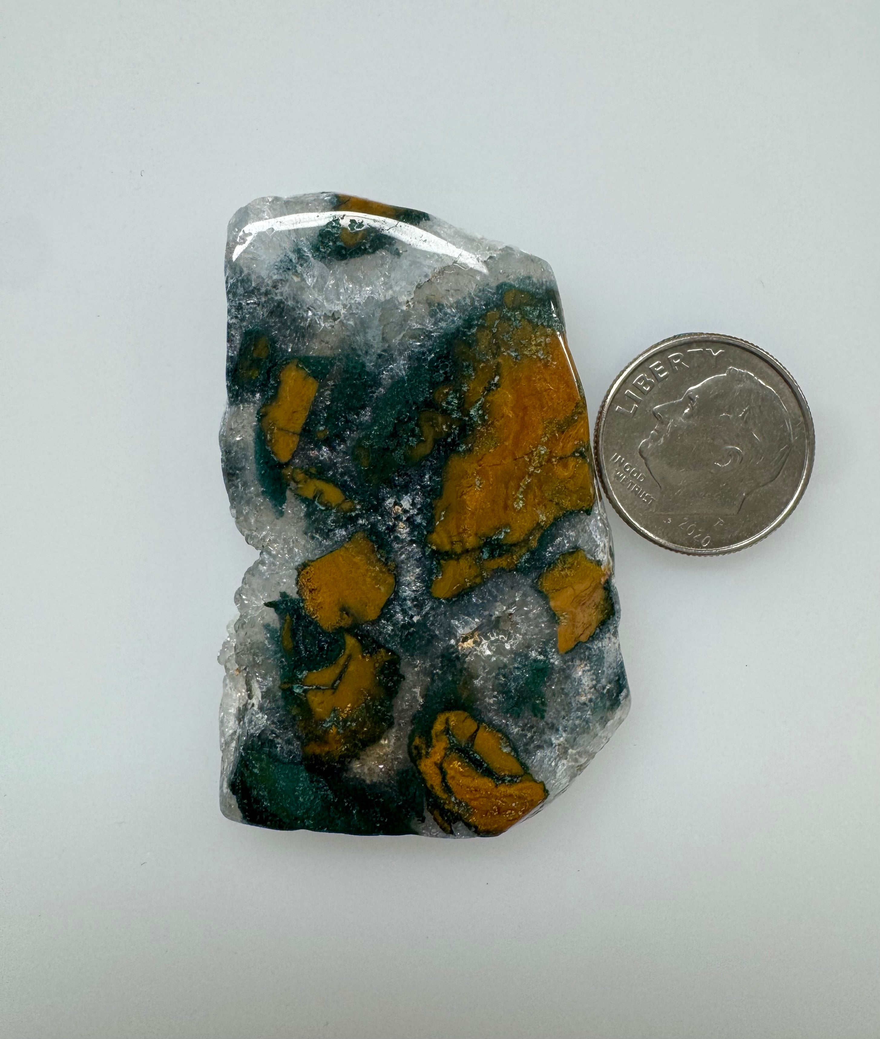 Brecciated Jasper Slab; 91.845cts