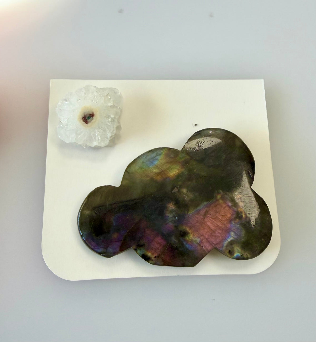Labradorite and Solar Quartz Scene, 1003