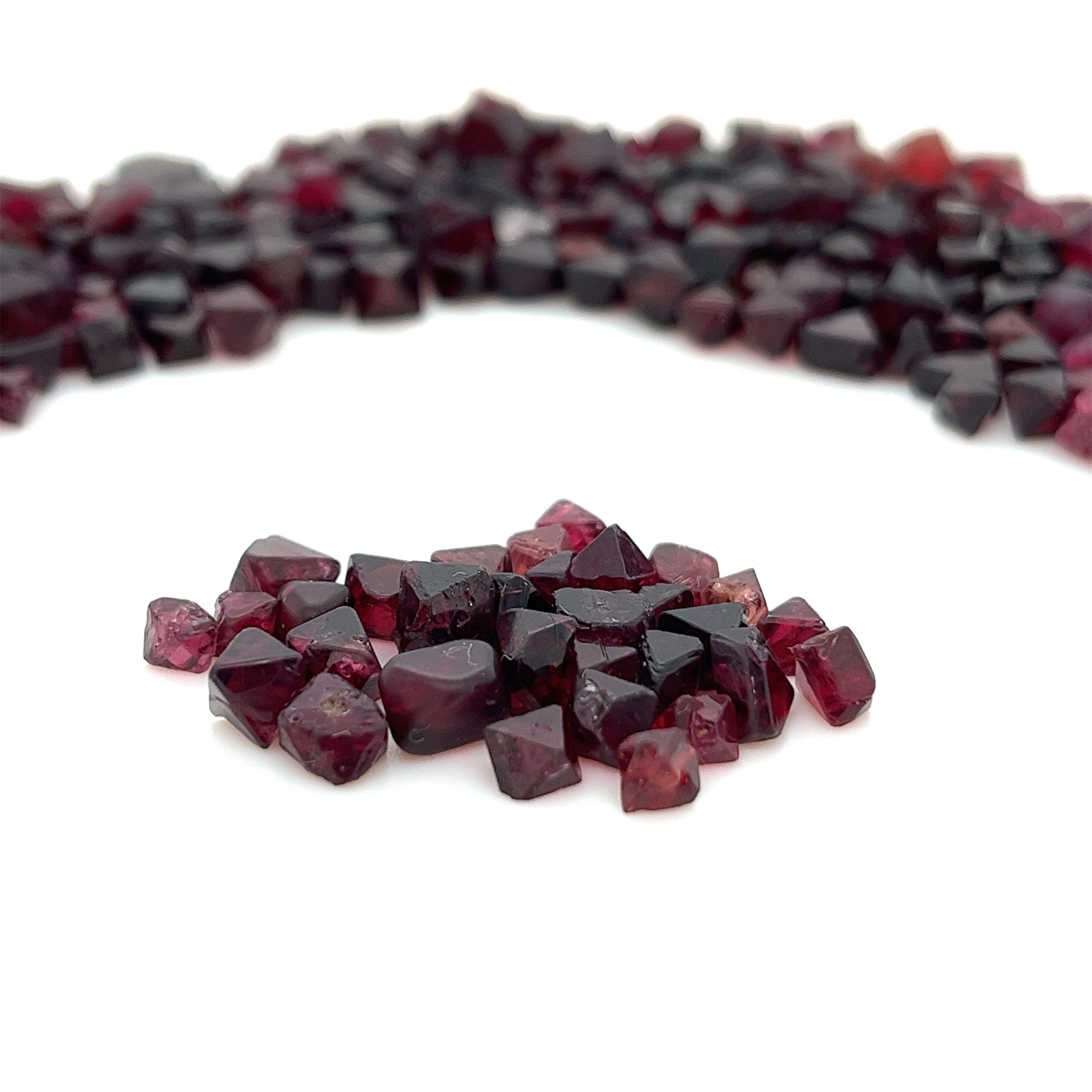 Red Spinel Gemstone; Natural Untreated Burma Spinel Octohedrons, Rough Spinel Crystals, 20ct lot - Mark Oliver Gems