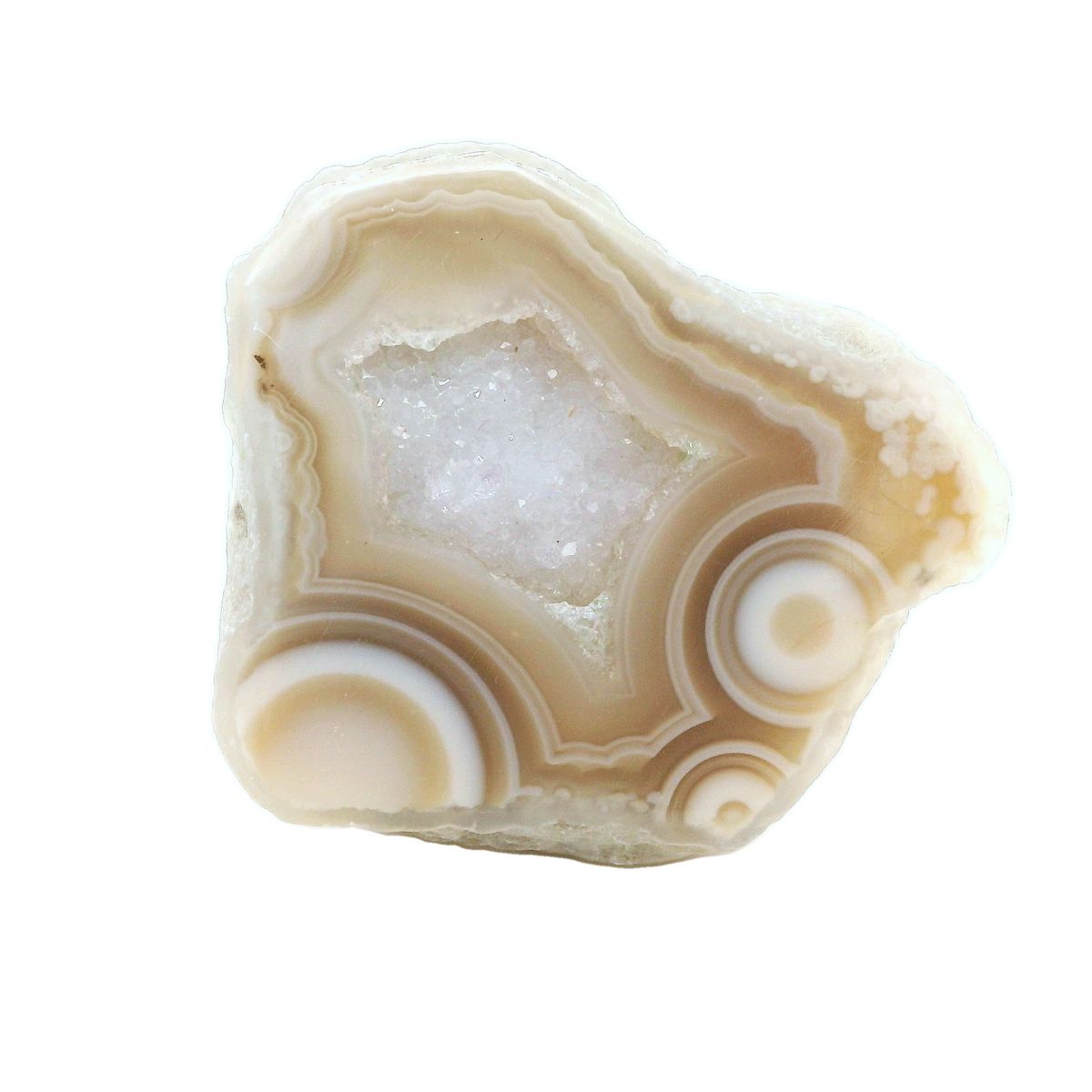 Druzy Agate Geode, 65.955cts - Mark Oliver Gems