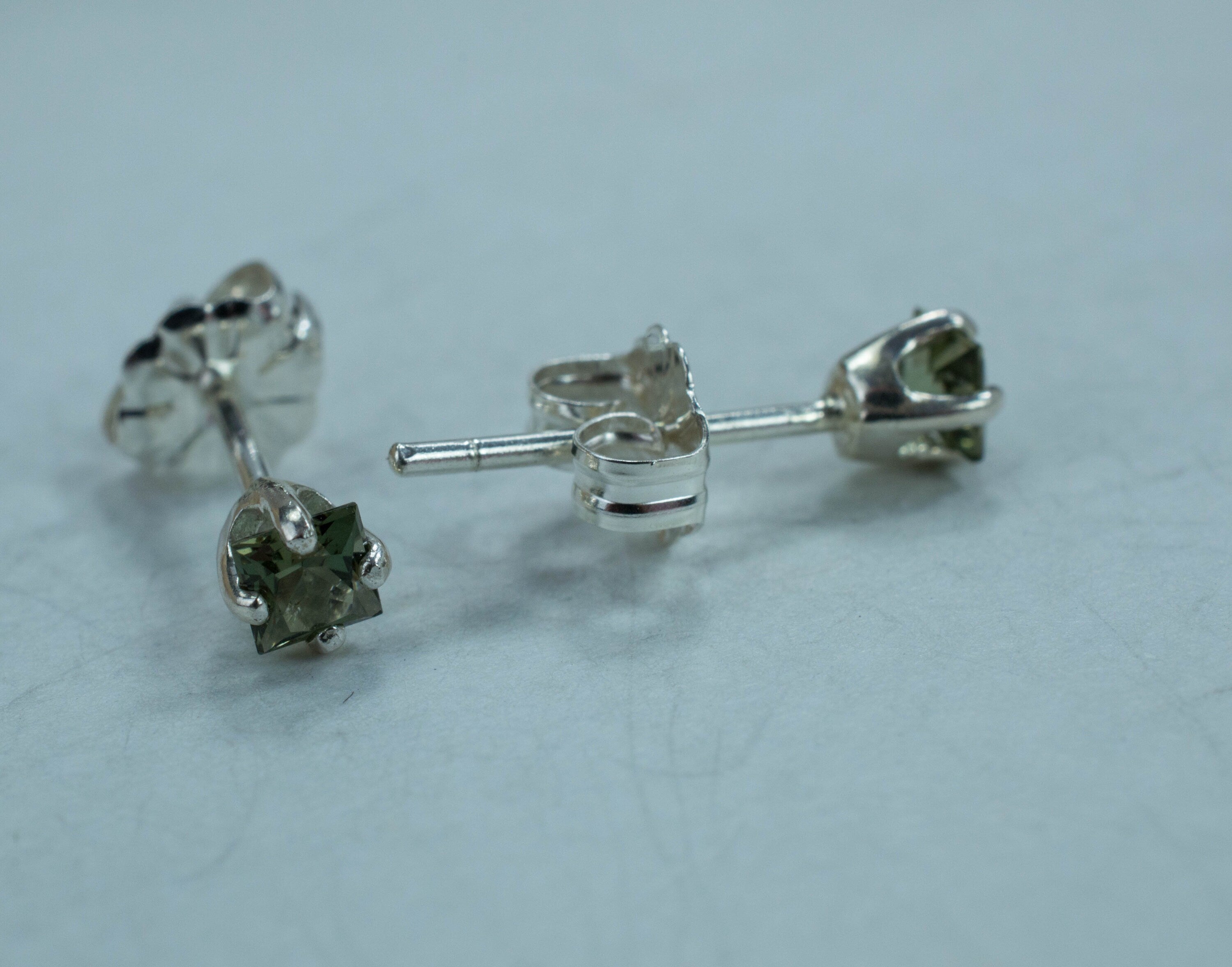 Kornerupine Earrings; Genuine Untreated Sri Lanka Kornerupine; 0.315cts - Mark Oliver Gems