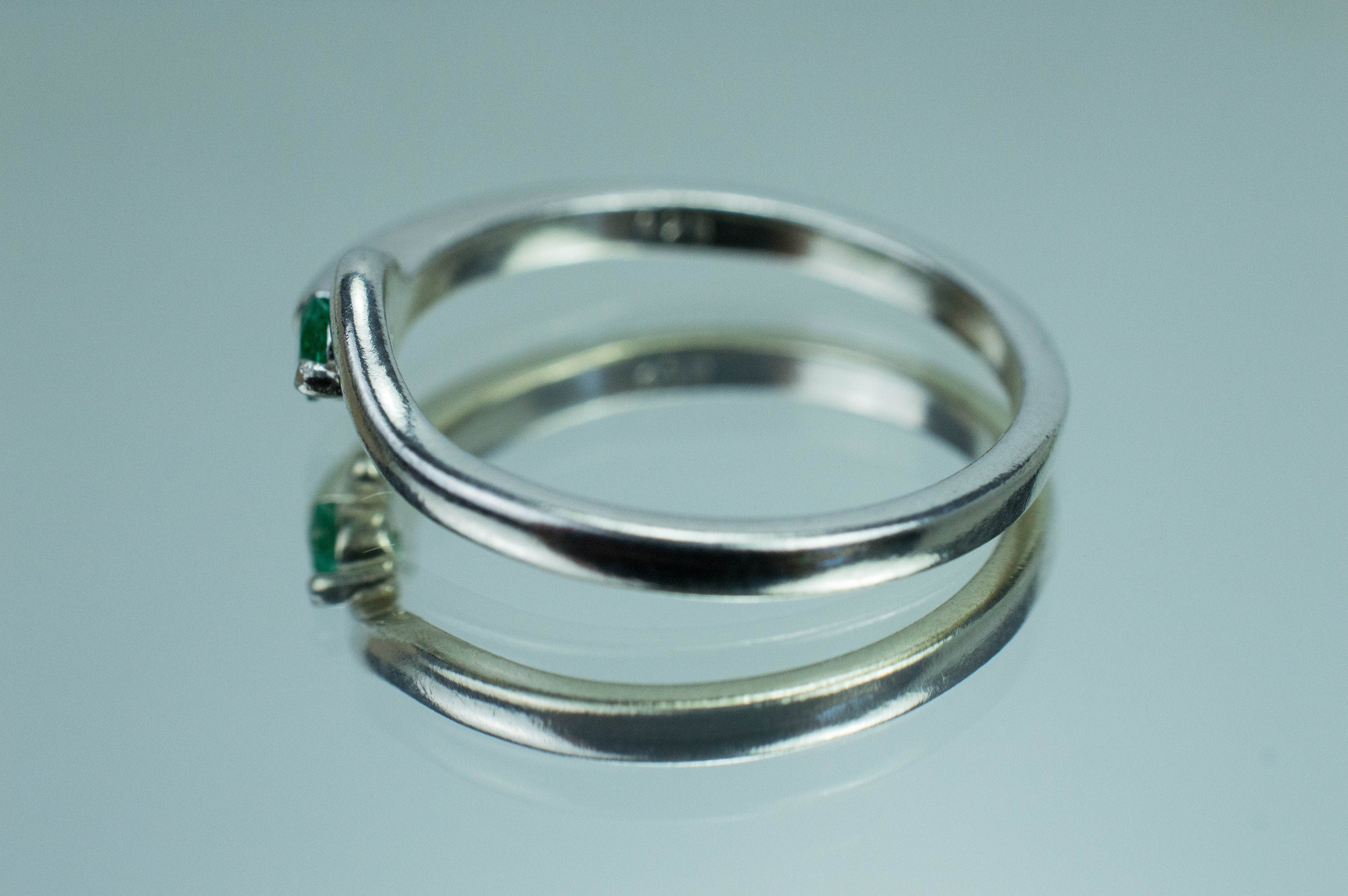 Emerald Ring; Genuine Afghanistan Emerald - Mark Oliver Gems