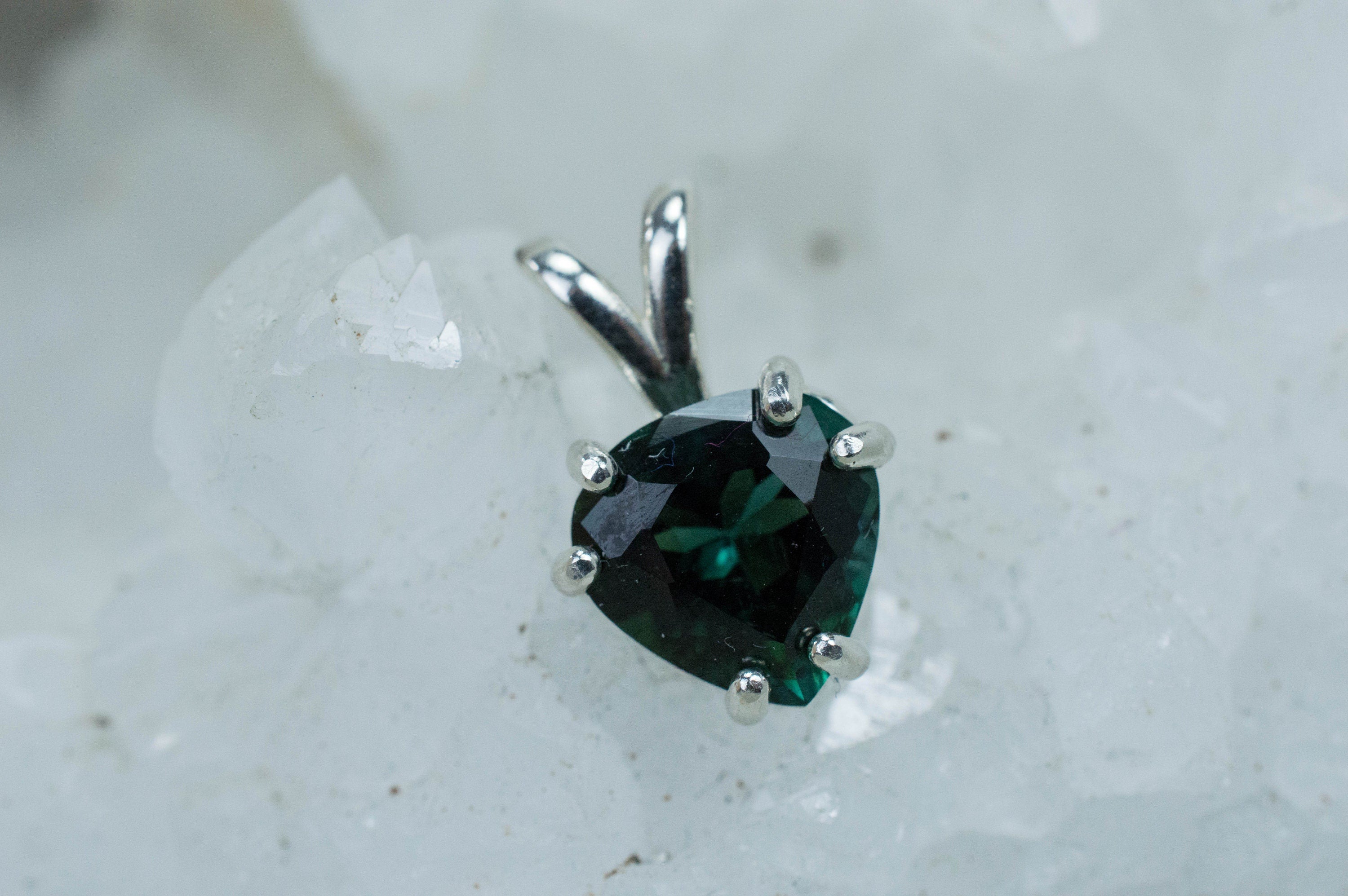 Indicolite Tourmaline Pendant, Genuine Untreated Brazilian Tourmaline; 2.610cts - Mark Oliver Gems