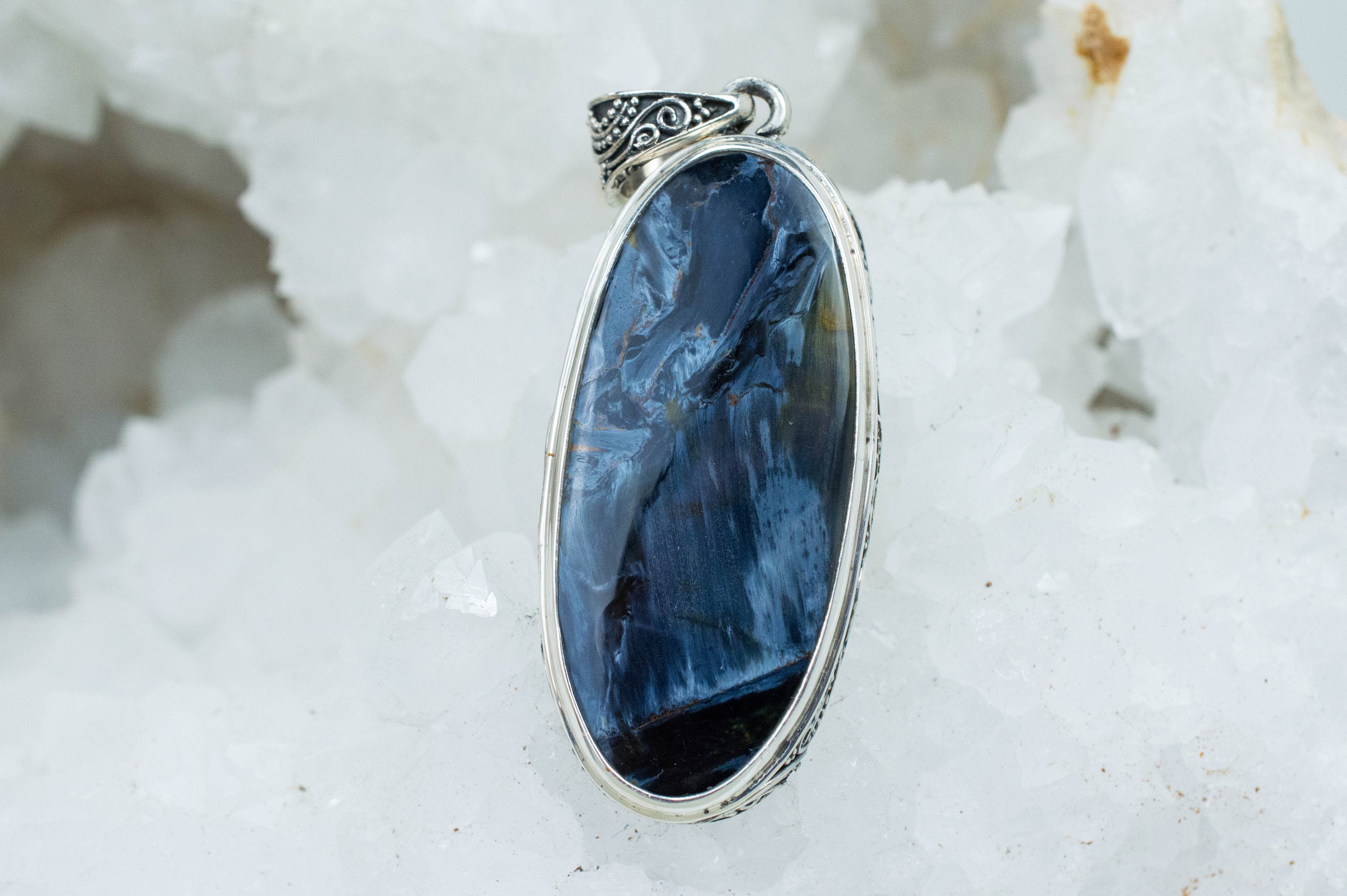 Pietersite Pendant; Natural Untreated Namibia Pietersite - Mark Oliver Gems