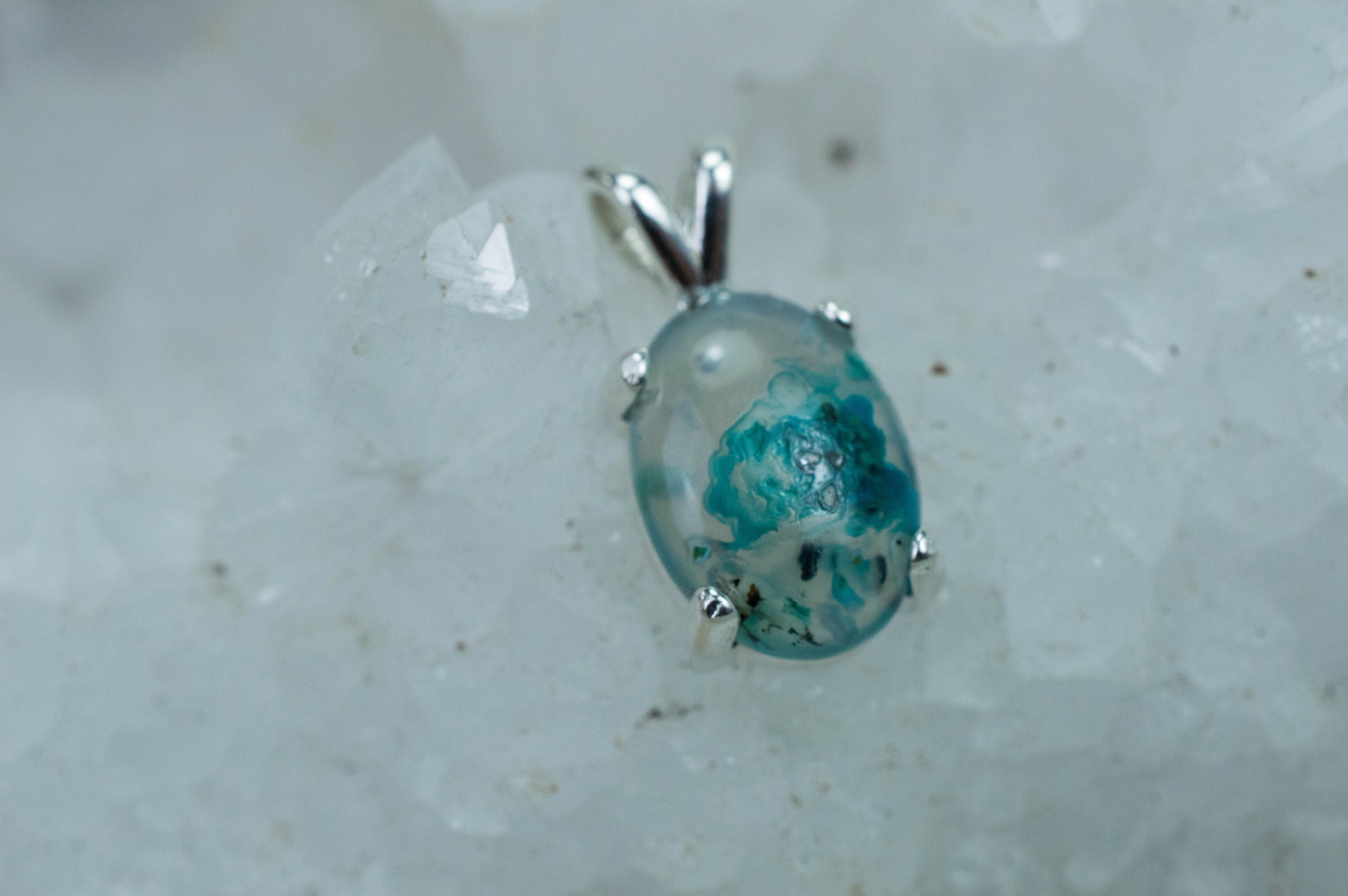 Aquadite Pendant; Genuine Untreated Indonesia Aquadite™; 4.080cts - Mark Oliver Gems