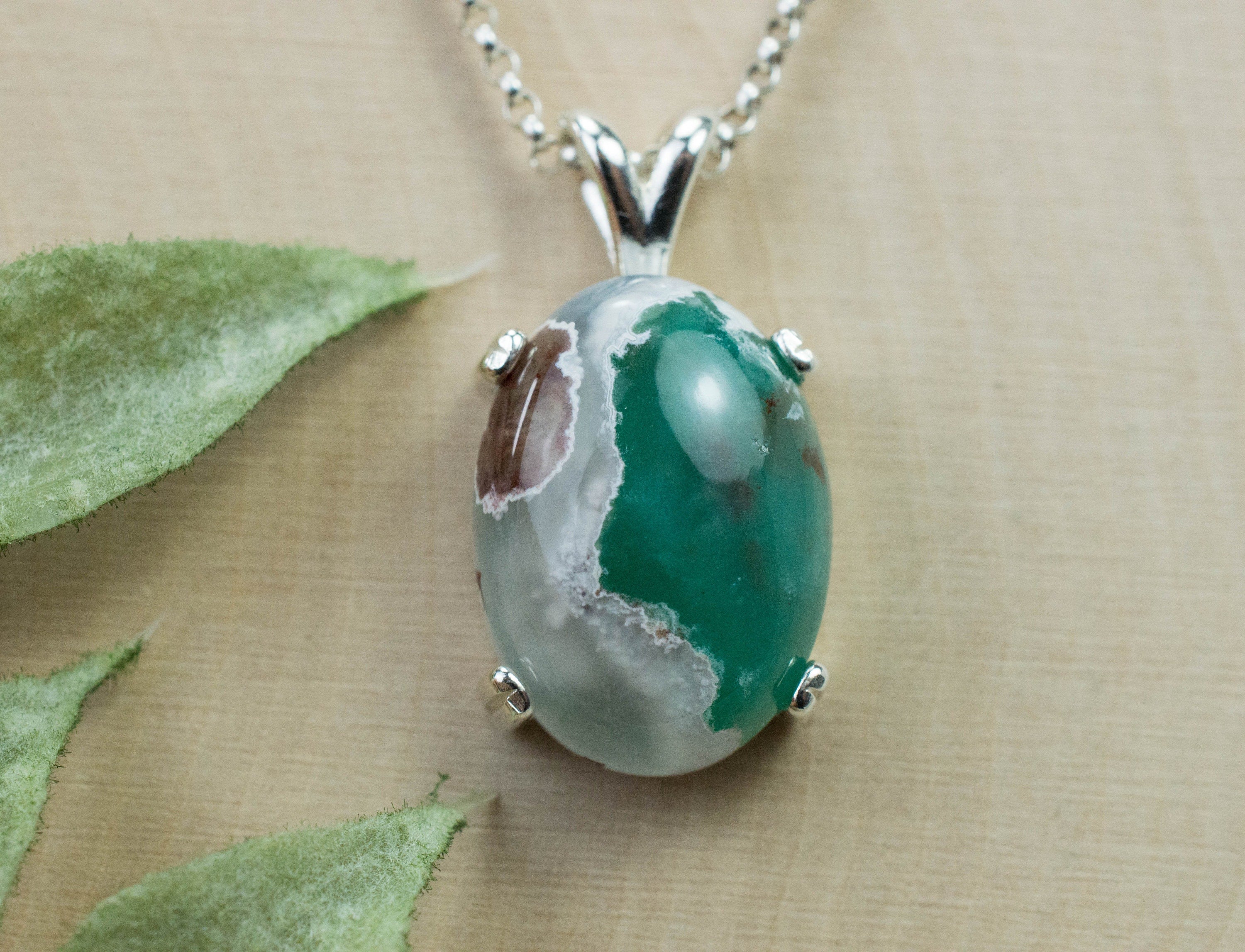 Aquaprase Pendant; Genuine Untreated African Aquaprase™; 11.345cts - Mark Oliver Gems