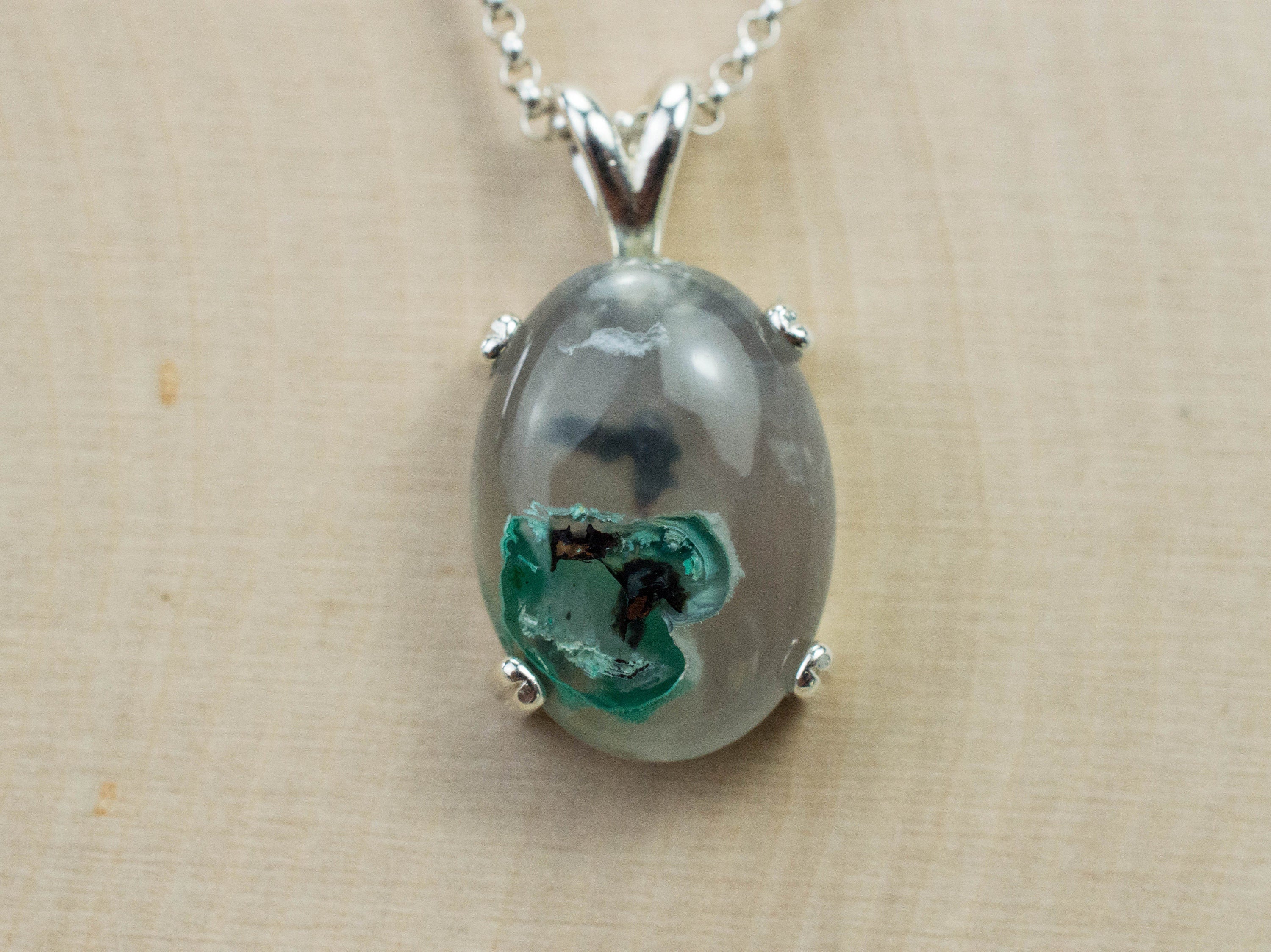 Aquadite Pendant; Genuine Untreated Indonesia Aquadite™; 9.565cts - Mark Oliver Gems