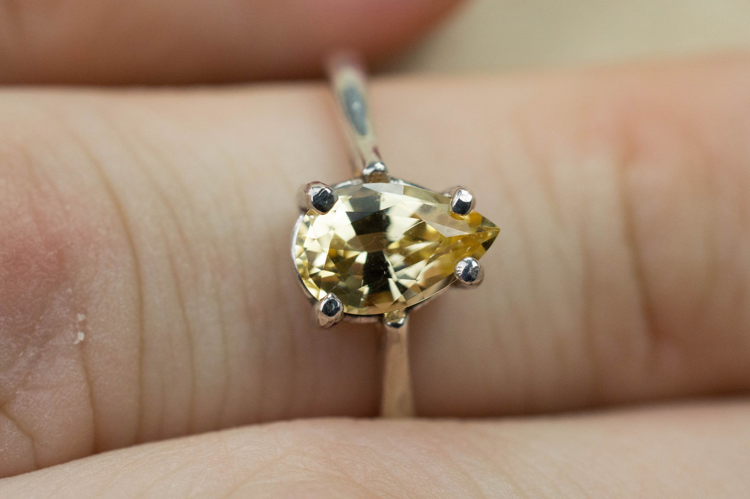 Imperial Topaz Ring, Genuine Untreated Brazilian Topaz; 1.290cts - Mark Oliver Gems