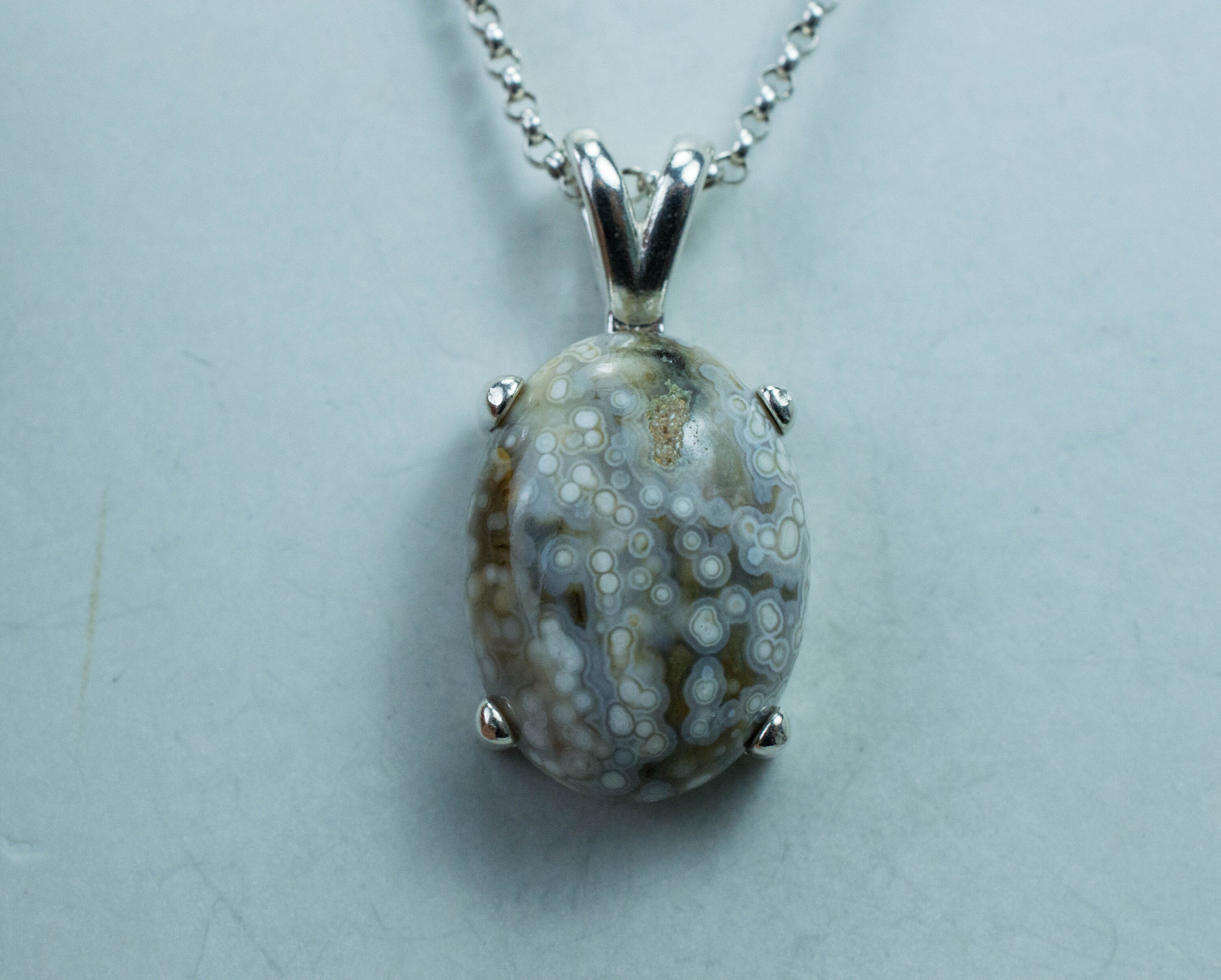 Jasper Pendant; Genuine Untreated Indonesia Jasper; 10.610cts - Mark Oliver Gems