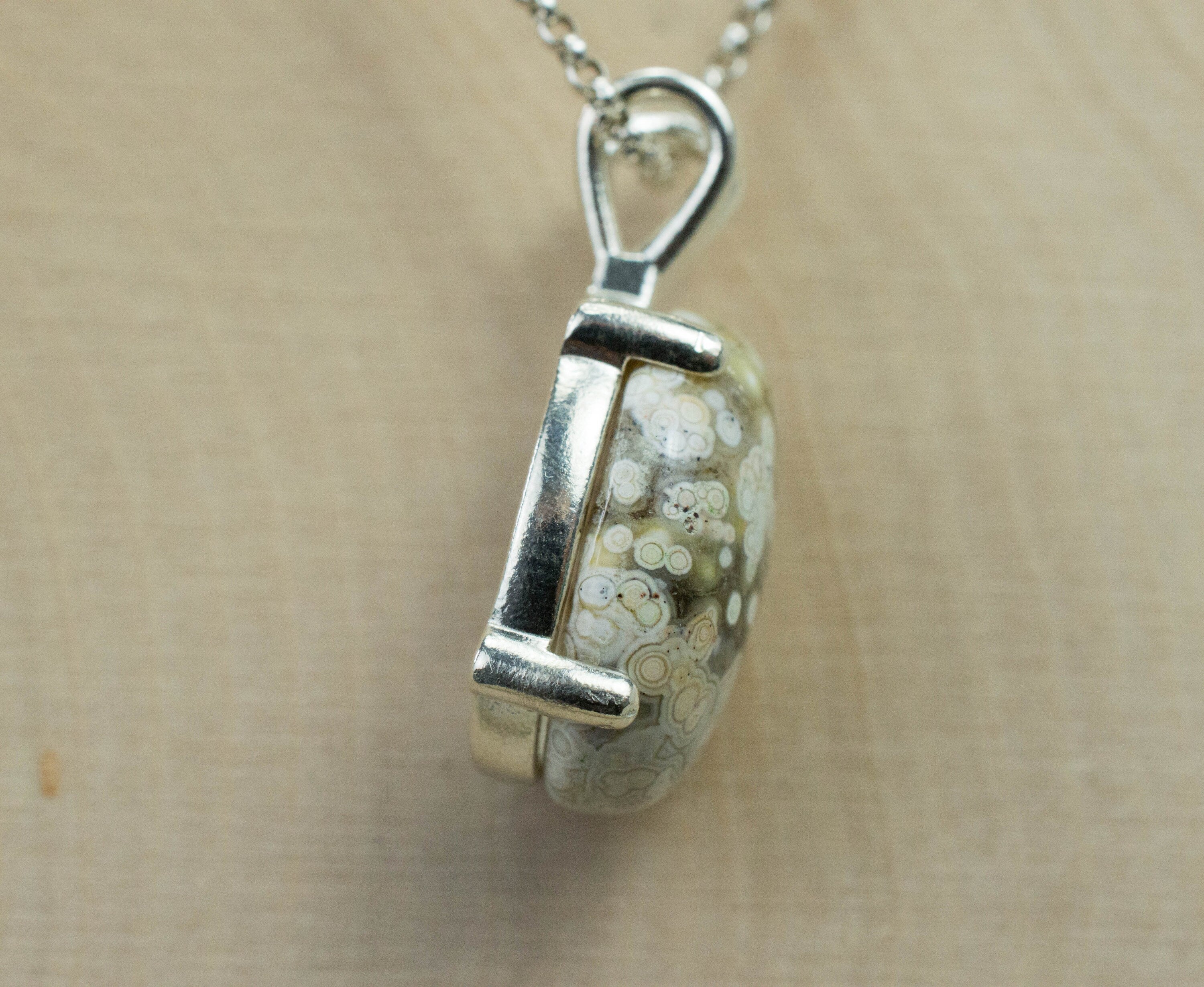 Jasper Pendant; Genuine Untreated Indonesia Jasper; 10.925cts - Mark Oliver Gems