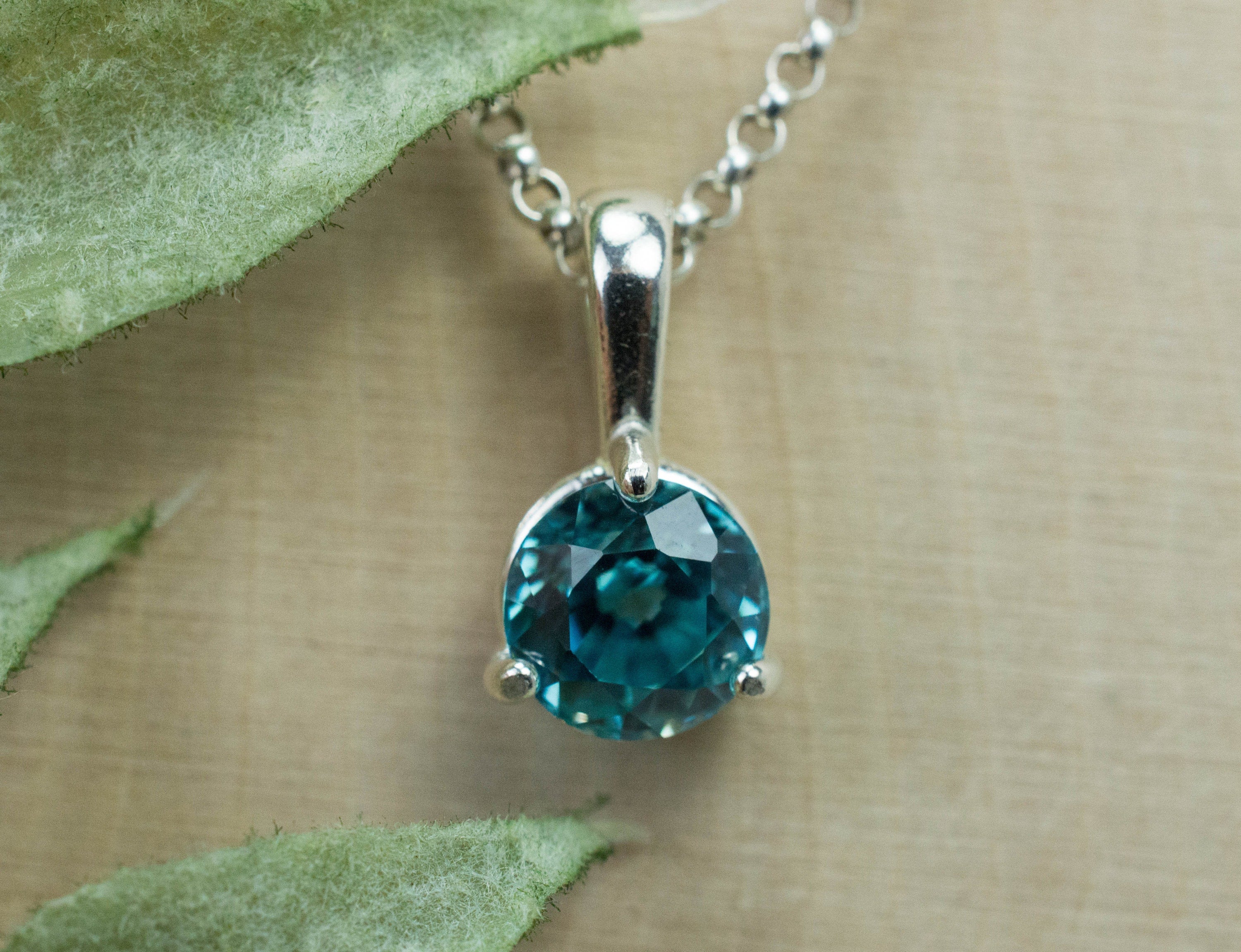 Blue shops zircon pendant