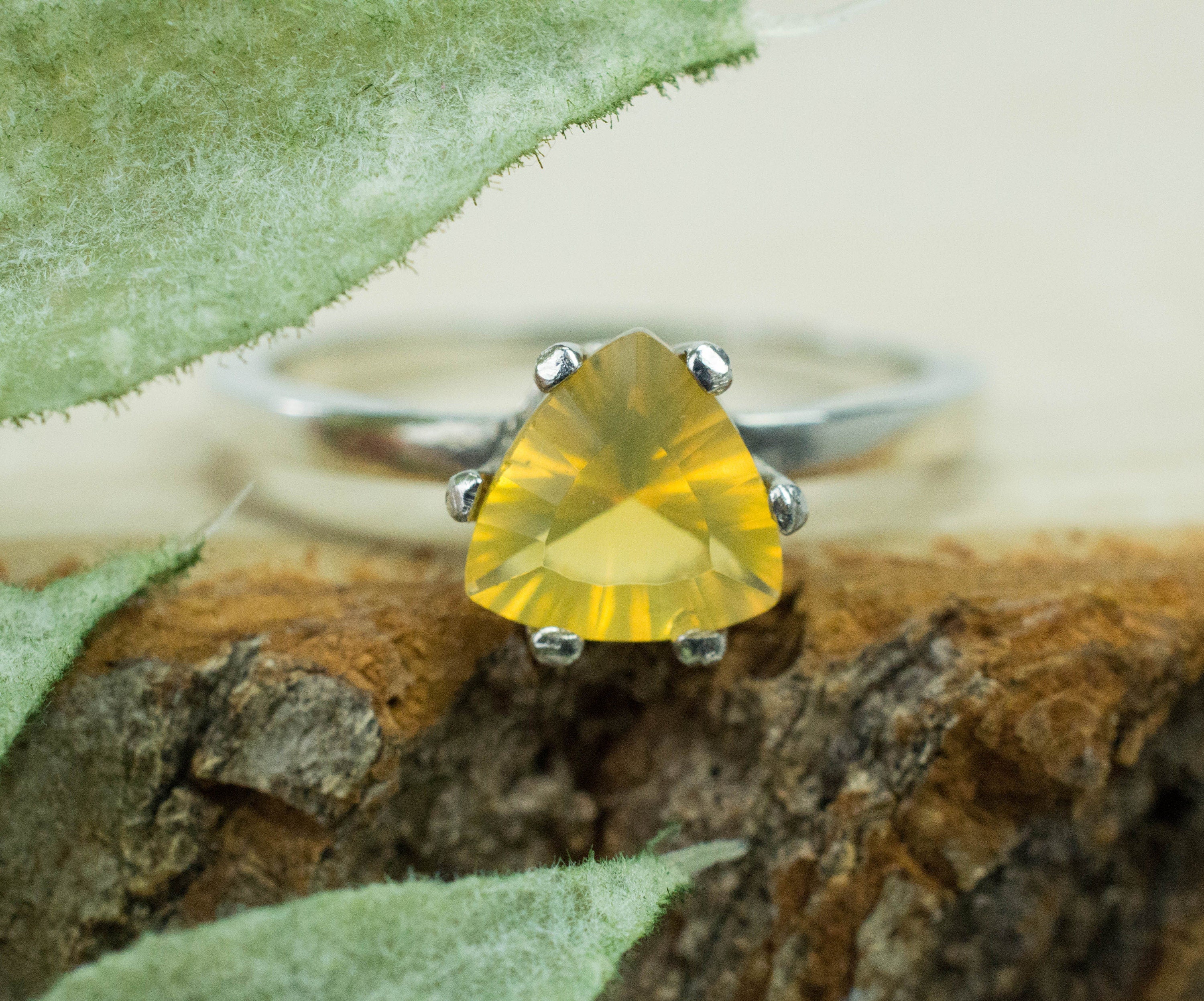 Fire Opal Ring, Genuine Untreated Mexico Opal; 0.715cts - Mark Oliver Gems