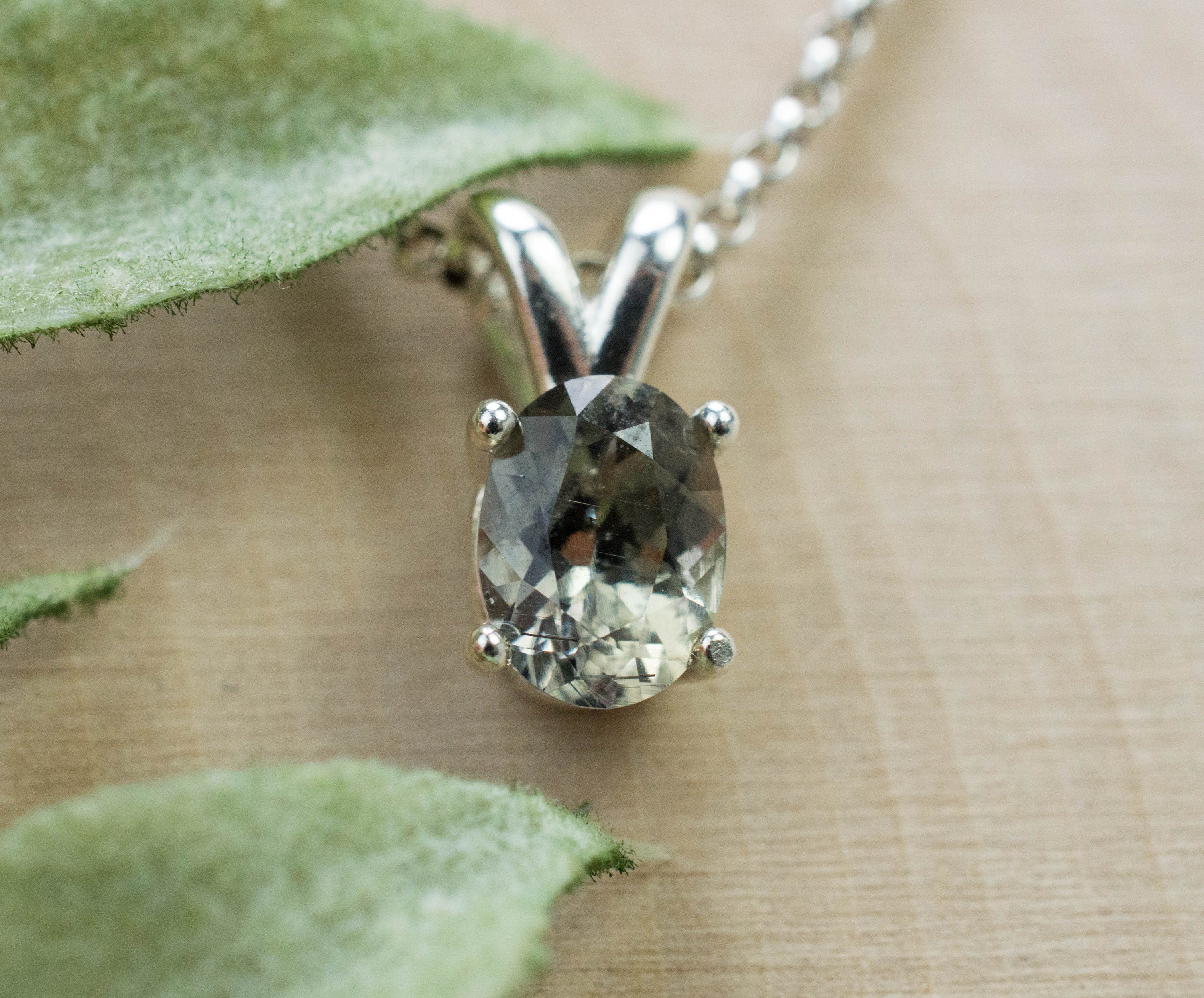 Zoisite Pendant, Natural Untreated Pakistan Zoisite; 0.960cts - Mark Oliver Gems