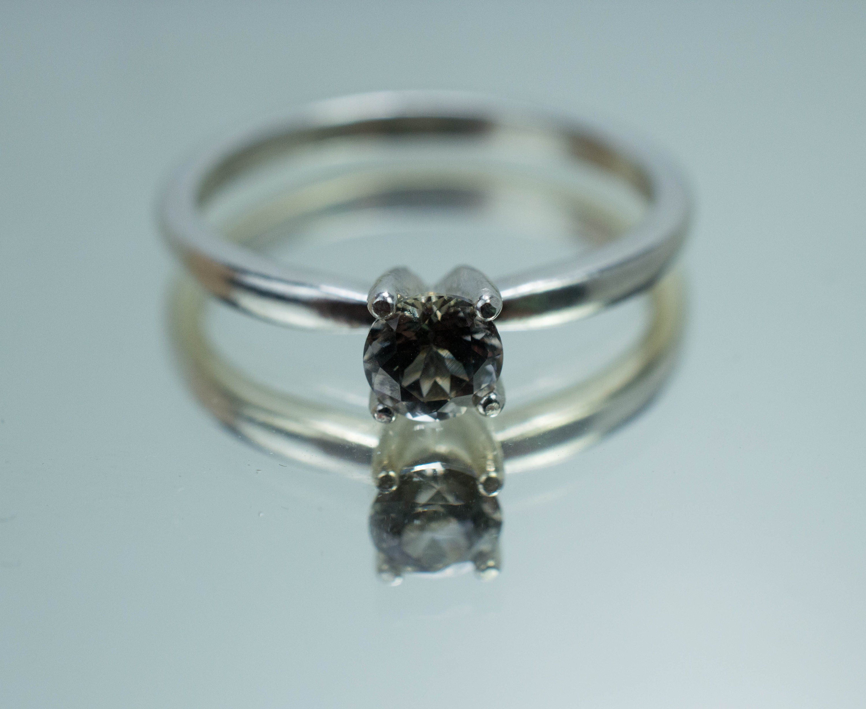 Zoisite Ring, Natural Untreated Pakistan Zoisite; 0.445cts - Mark Oliver Gems