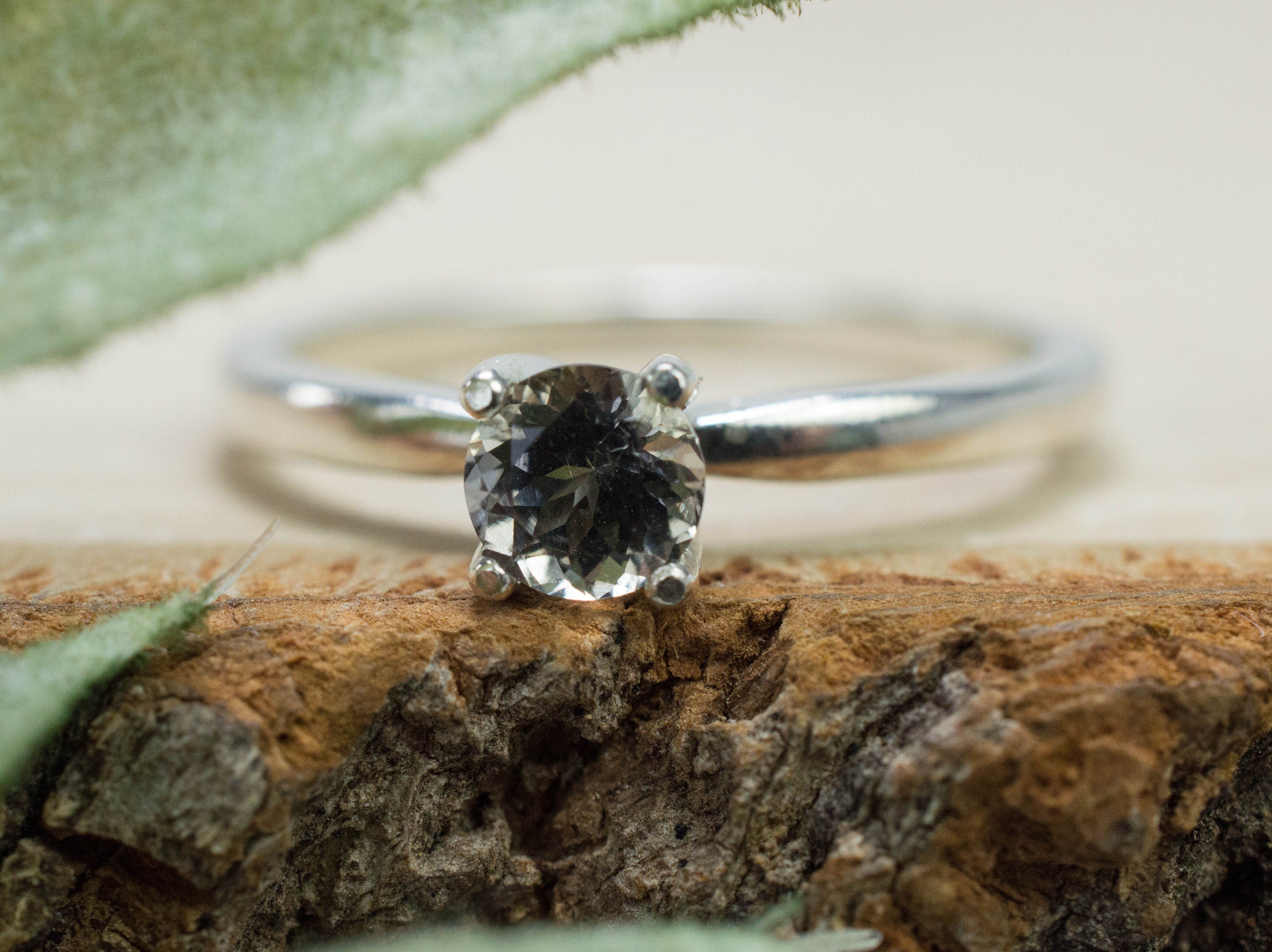 Zoisite Ring, Natural Untreated Pakistan Zoisite; 0.445cts - Mark Oliver Gems