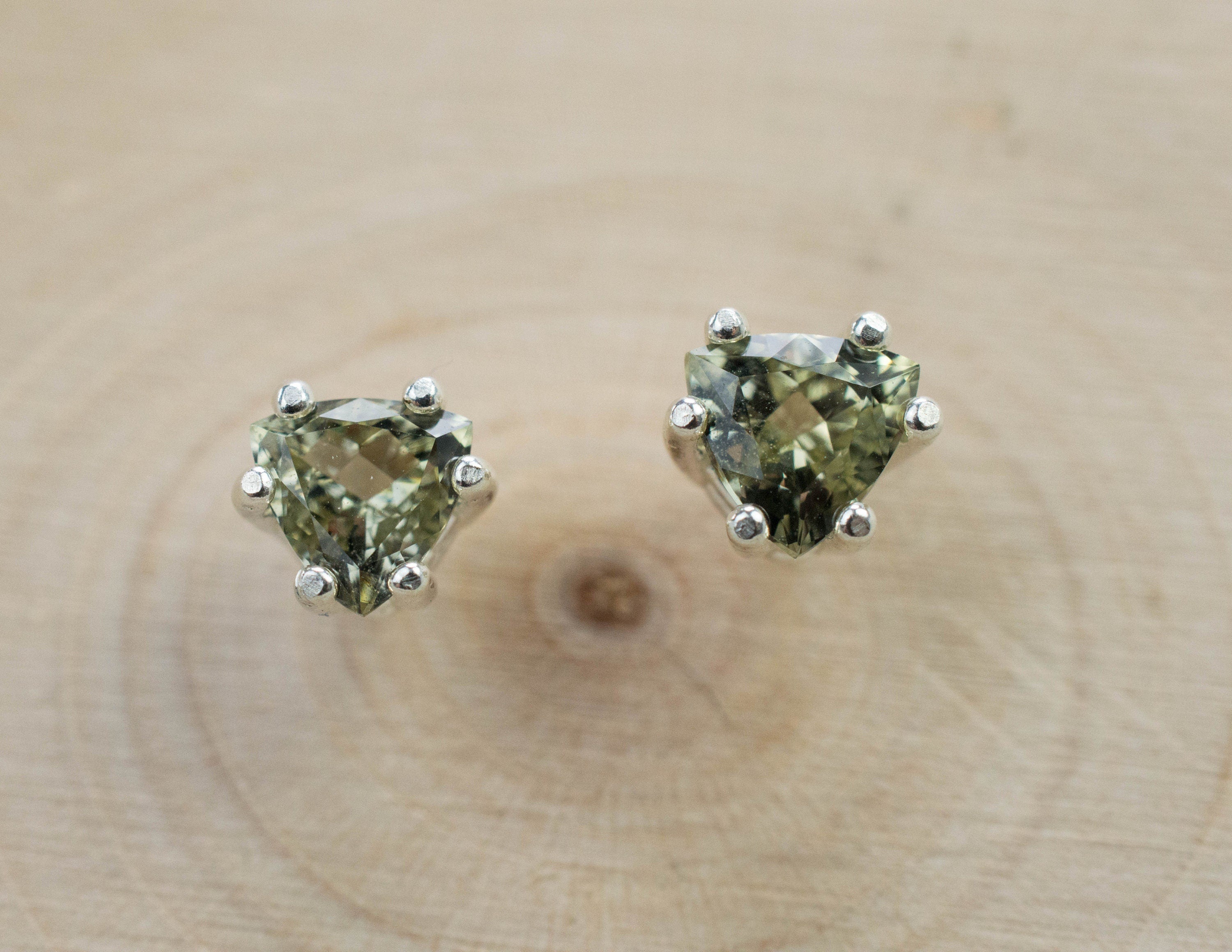 Zoisite Earrings, Genuine Untreated Pakistan Zoisite; 1.050cts - Mark Oliver Gems