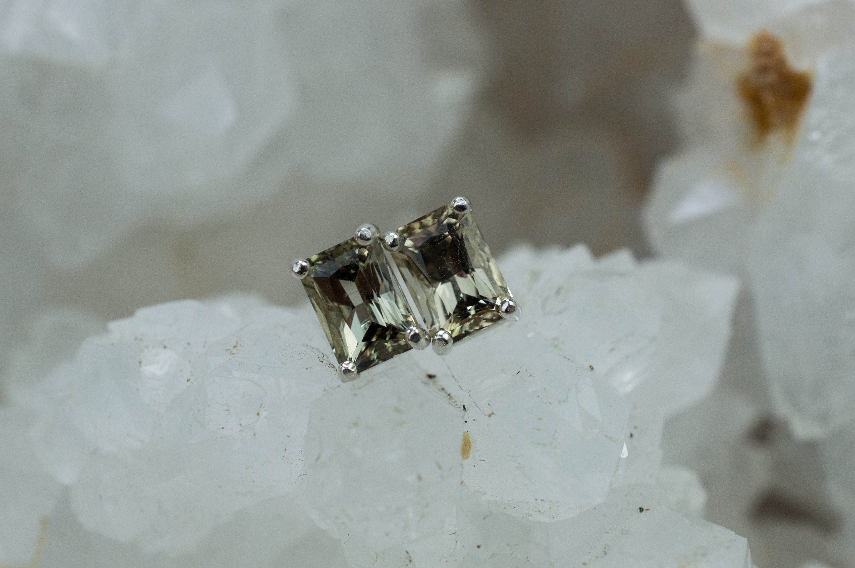 Zoisite Earrings, Genuine Untreated Pakistan Zoisite; 1.330cts - Mark Oliver Gems