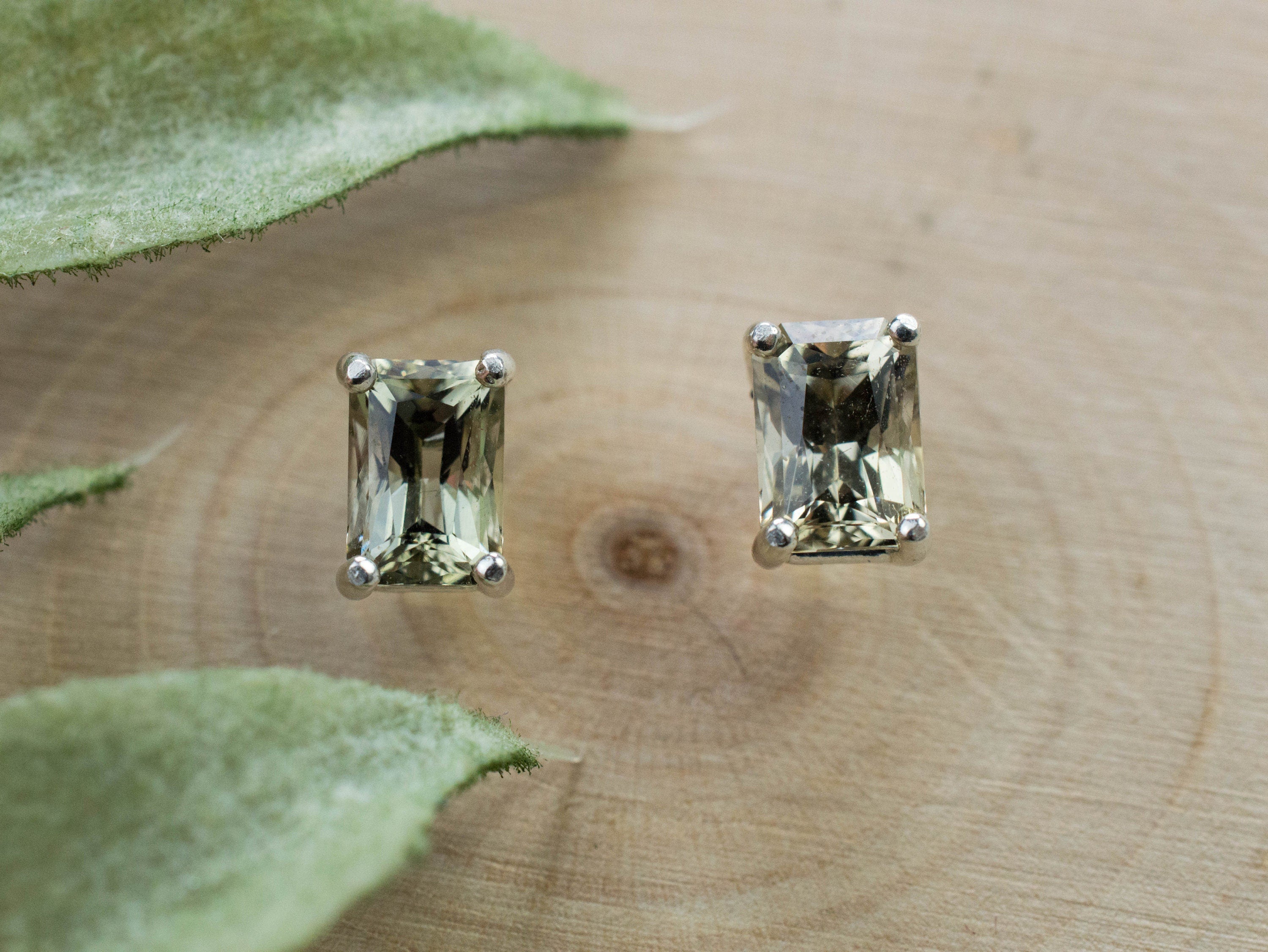 Zoisite Earrings, Genuine Untreated Pakistan Zoisite; 1.330cts - Mark Oliver Gems
