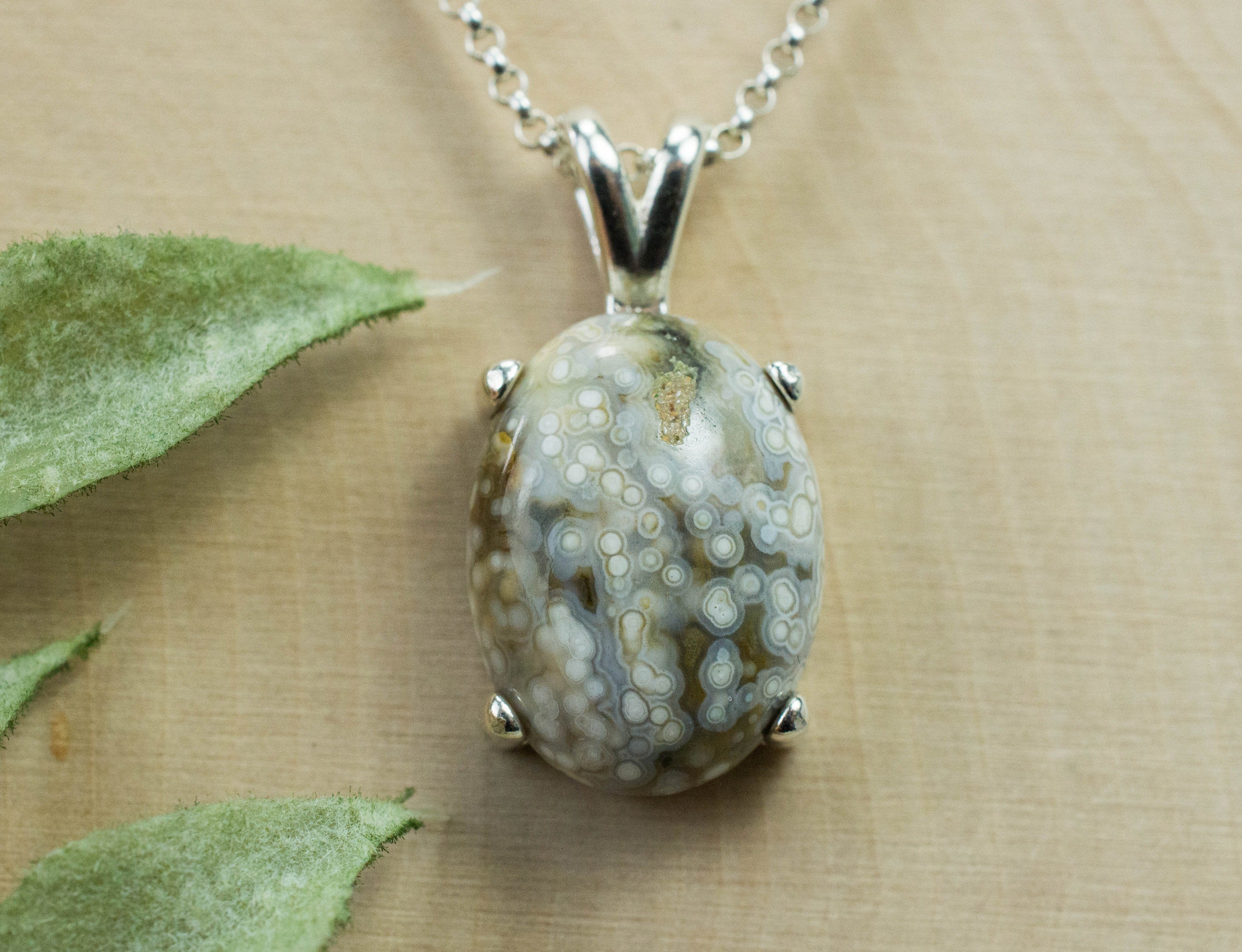 Jasper Pendant; Genuine Untreated Indonesia Jasper; 10.610cts - Mark Oliver Gems