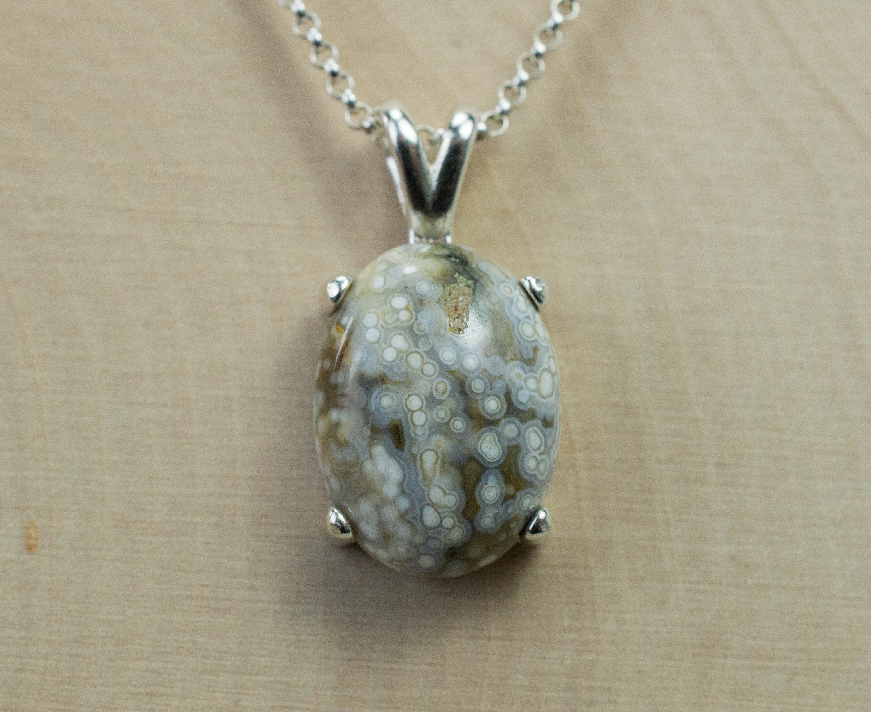 Jasper Pendant; Genuine Untreated Indonesia Jasper; 10.610cts - Mark Oliver Gems