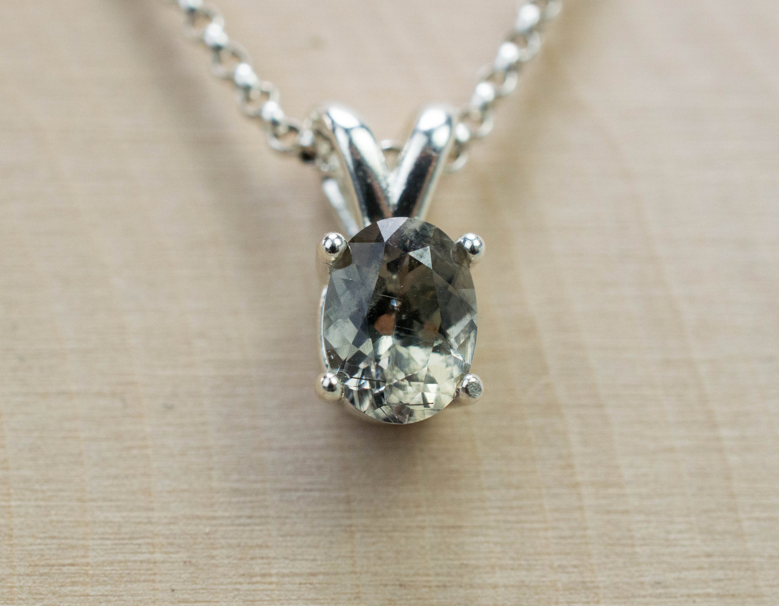 Zoisite Pendant, Natural Untreated Pakistan Zoisite; 0.960cts - Mark Oliver Gems