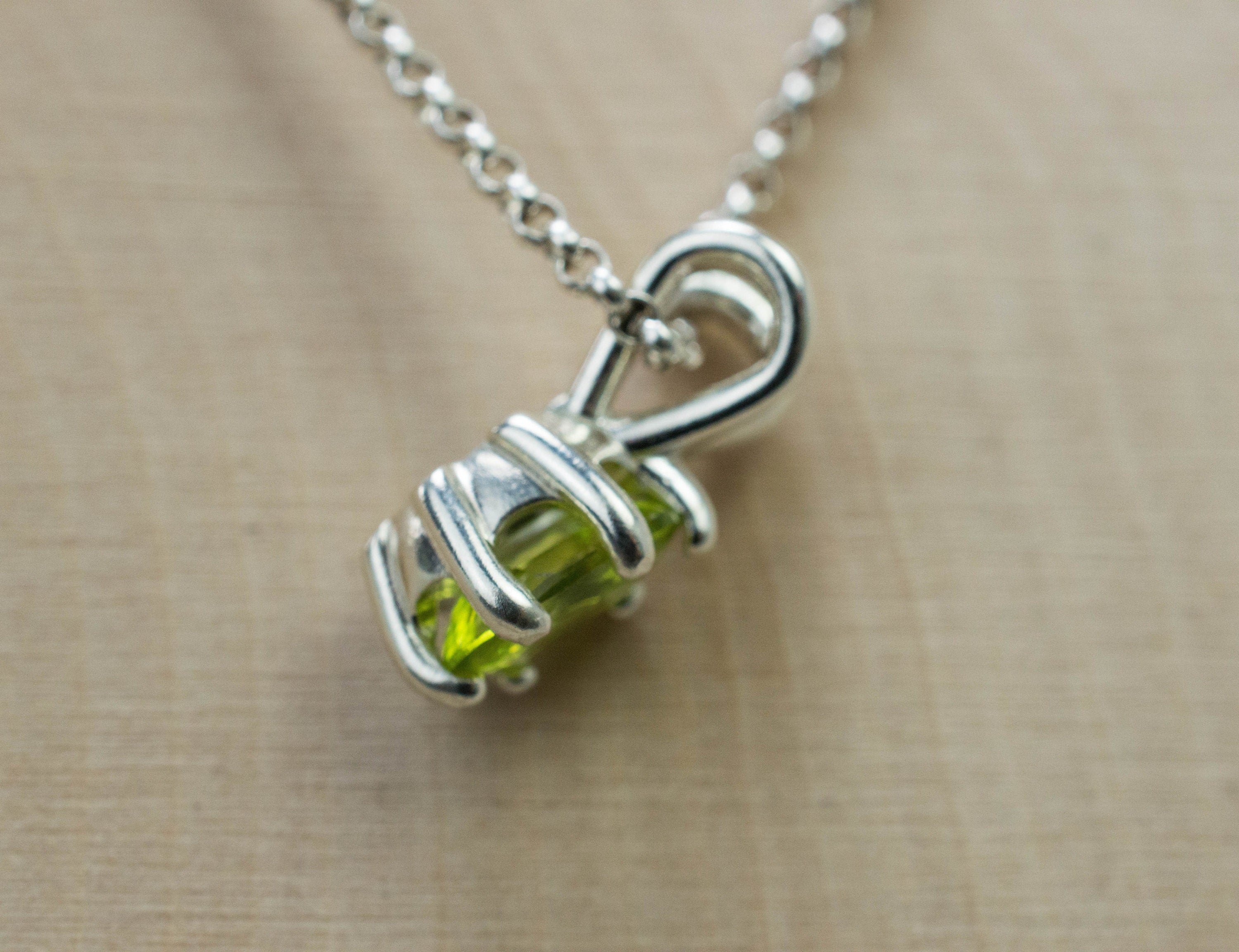 Enstatite Pendant; Genuine Untreated Camaroon Enstatite - Mark Oliver Gems