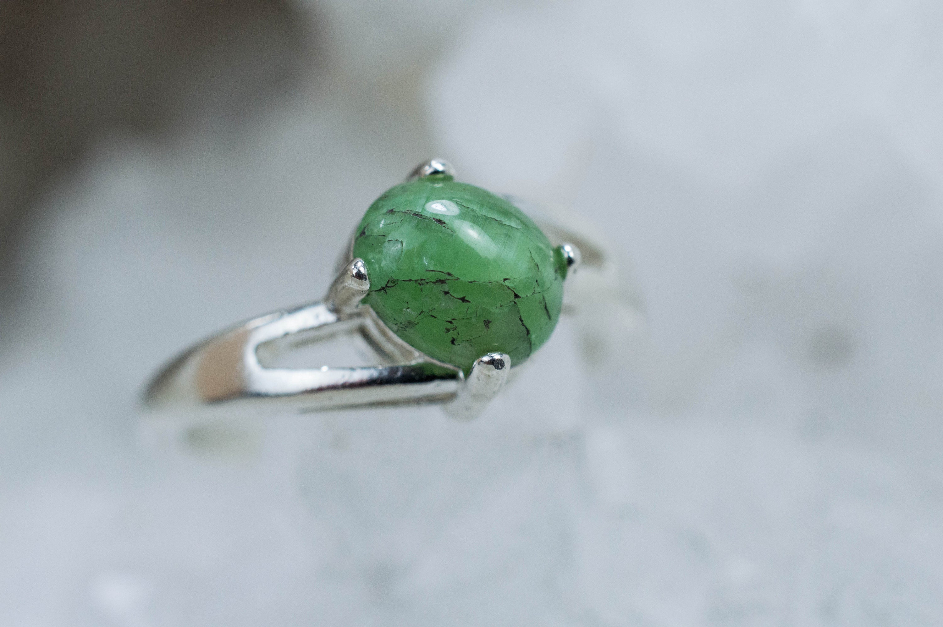 Kornerupine Ring; Genuine Untreated Tanzania Kornerupine; 1.710cts - Mark Oliver Gems