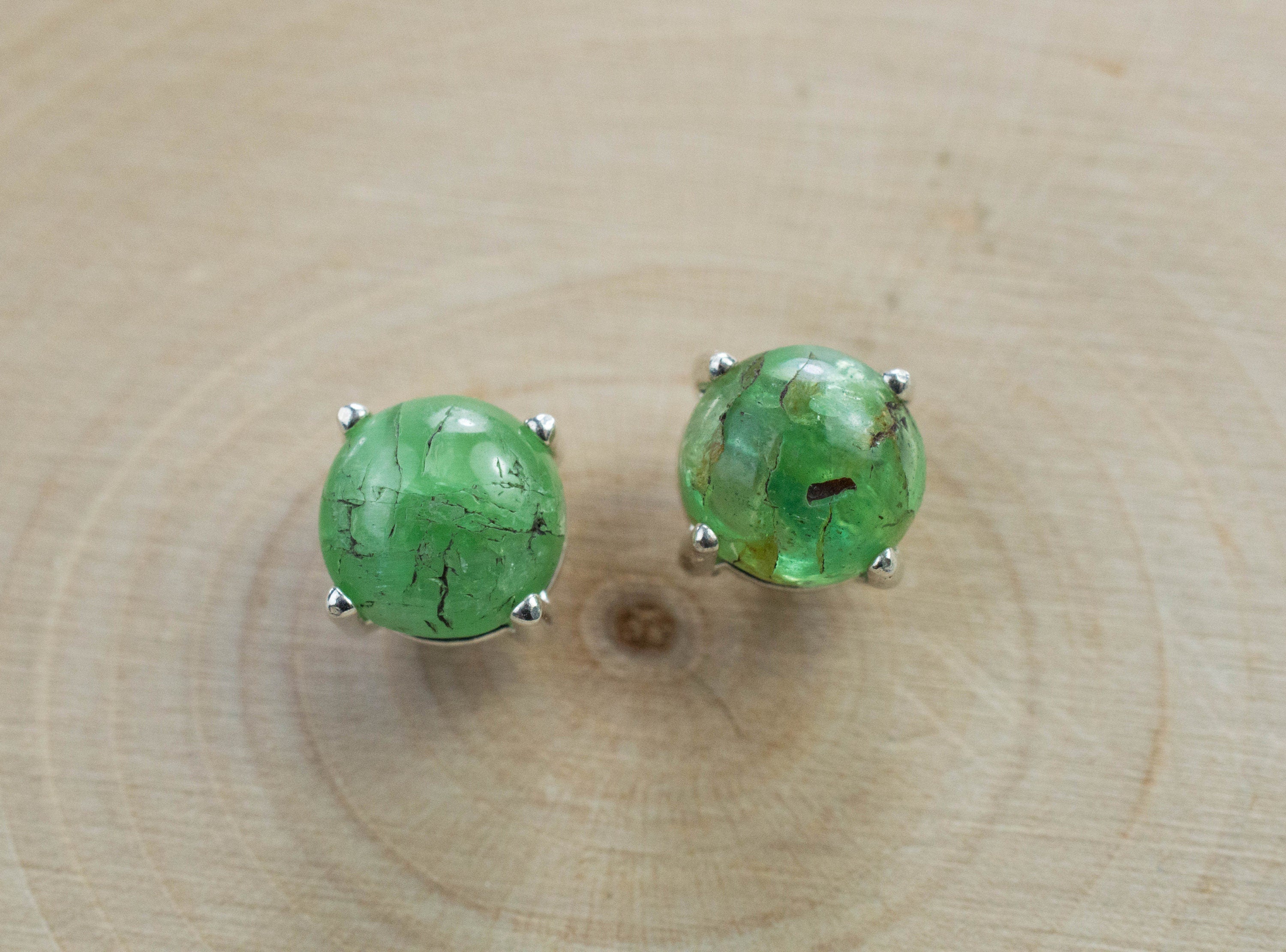 Kornerupine Earrings; Genuine Untreated Tanzania Kornerupine; 3.250cts - Mark Oliver Gems