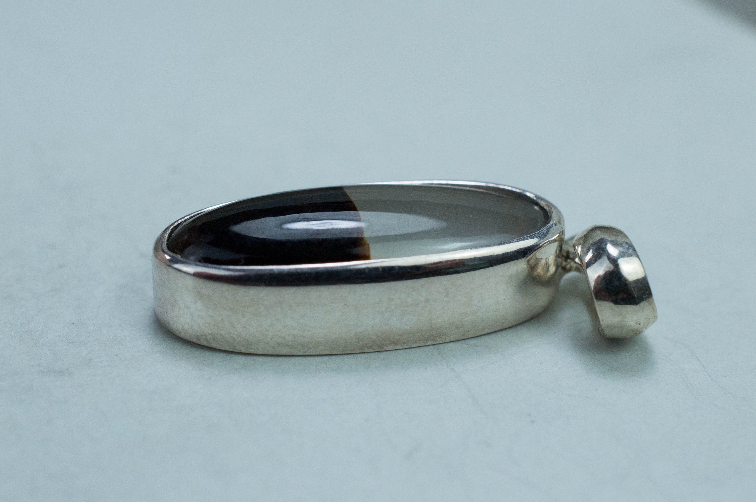 Montana Moss Agate Pendant, Natural Untreated Montana Agate; 4.630cts - Mark Oliver Gems