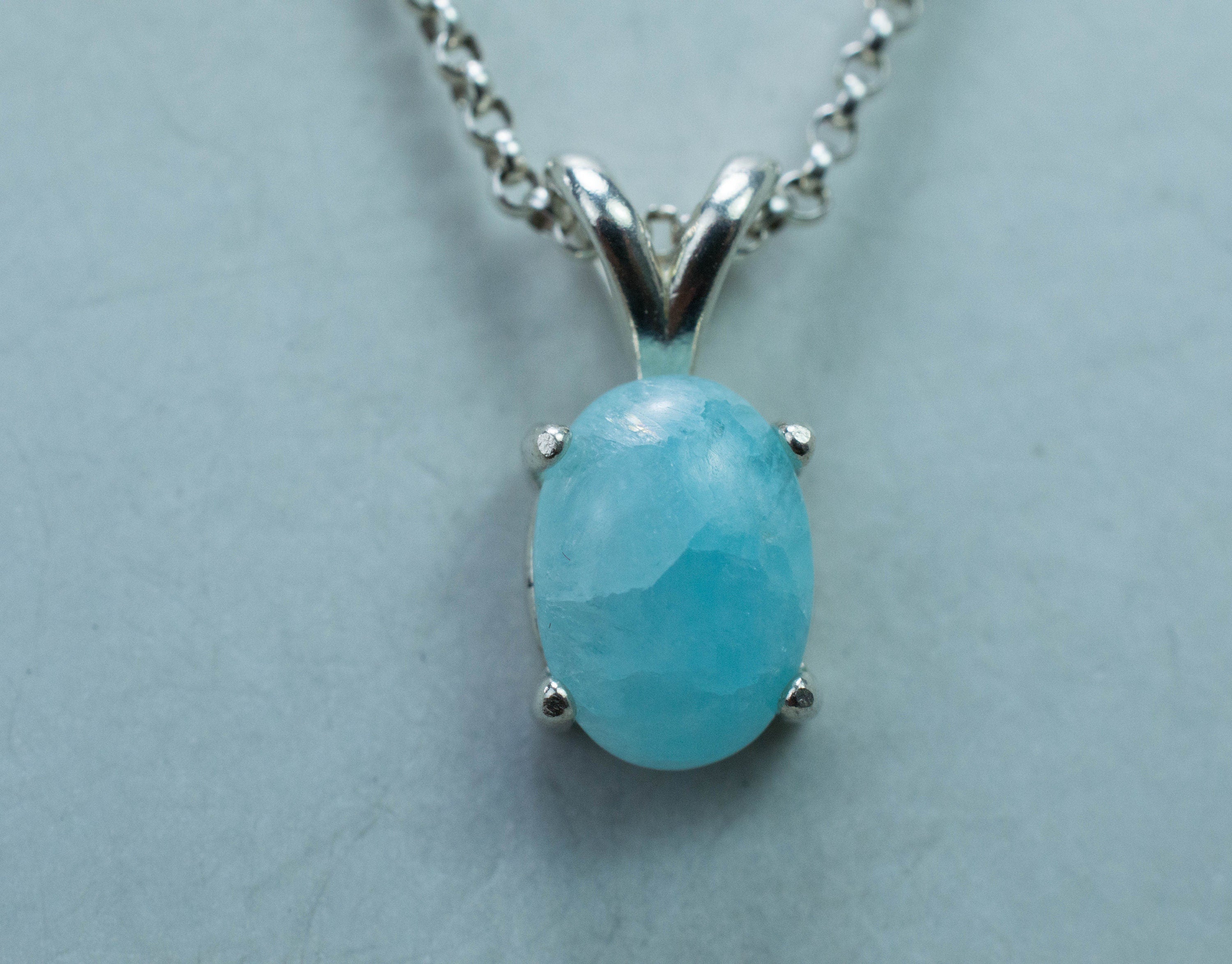 Hemimorphite Pendant; Genuine Untreated Brazil Hemimorphite; 2.545cts - Mark Oliver Gems