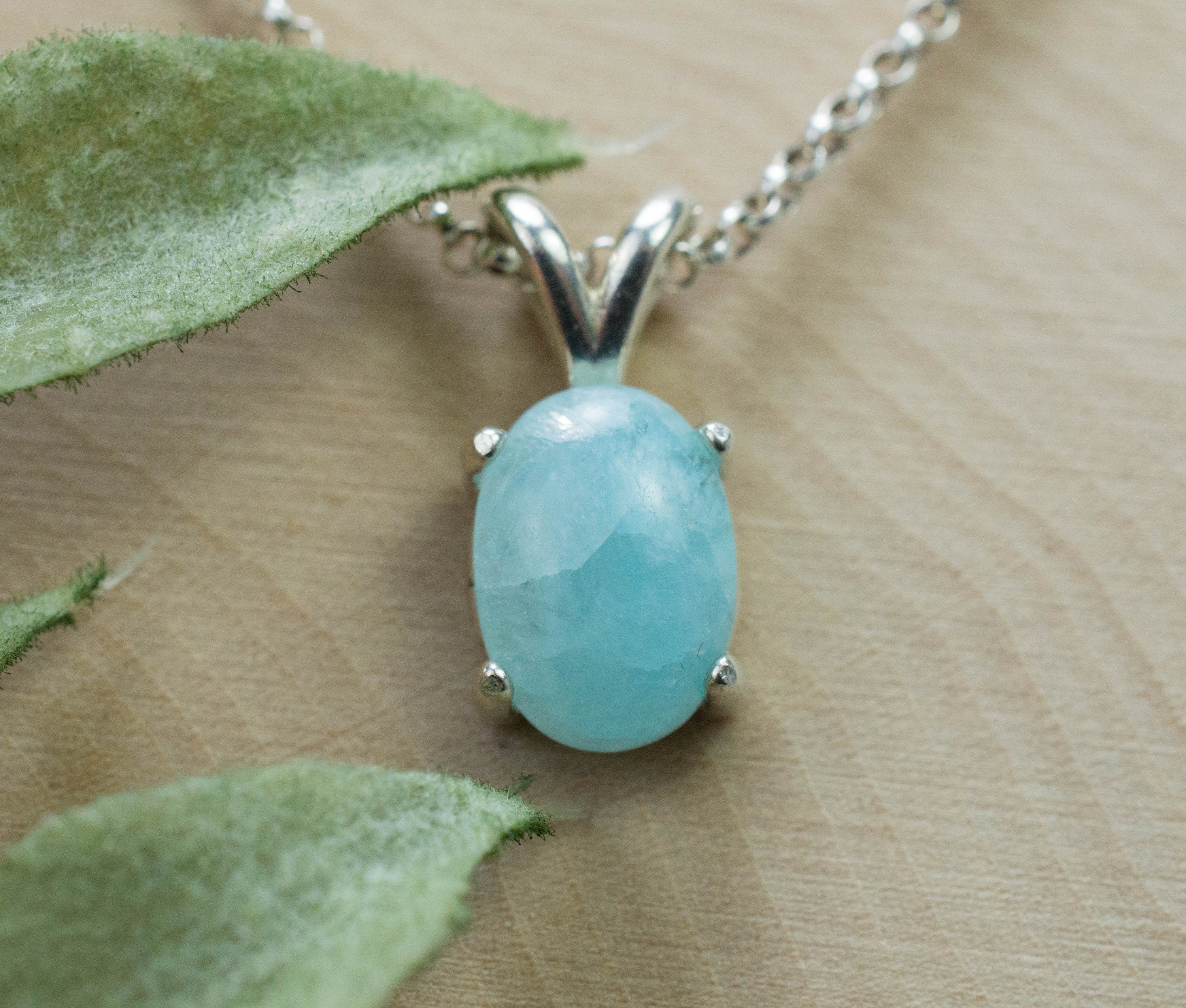 Hemimorphite Pendant; Genuine Untreated Brazil Hemimorphite; 2.545cts - Mark Oliver Gems