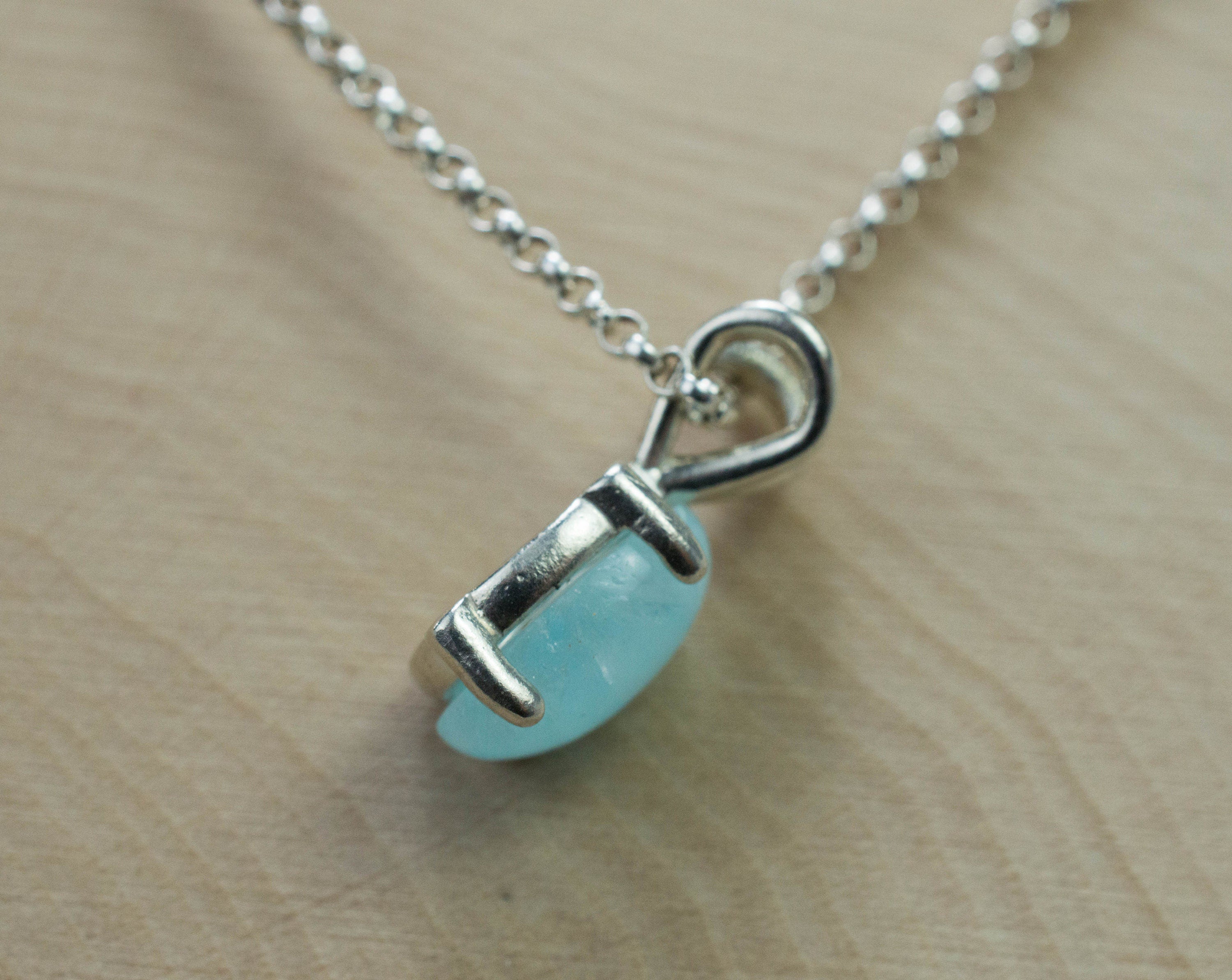 Hemimorphite Pendant; Genuine Untreated Brazil Hemimorphite; 2.545cts - Mark Oliver Gems