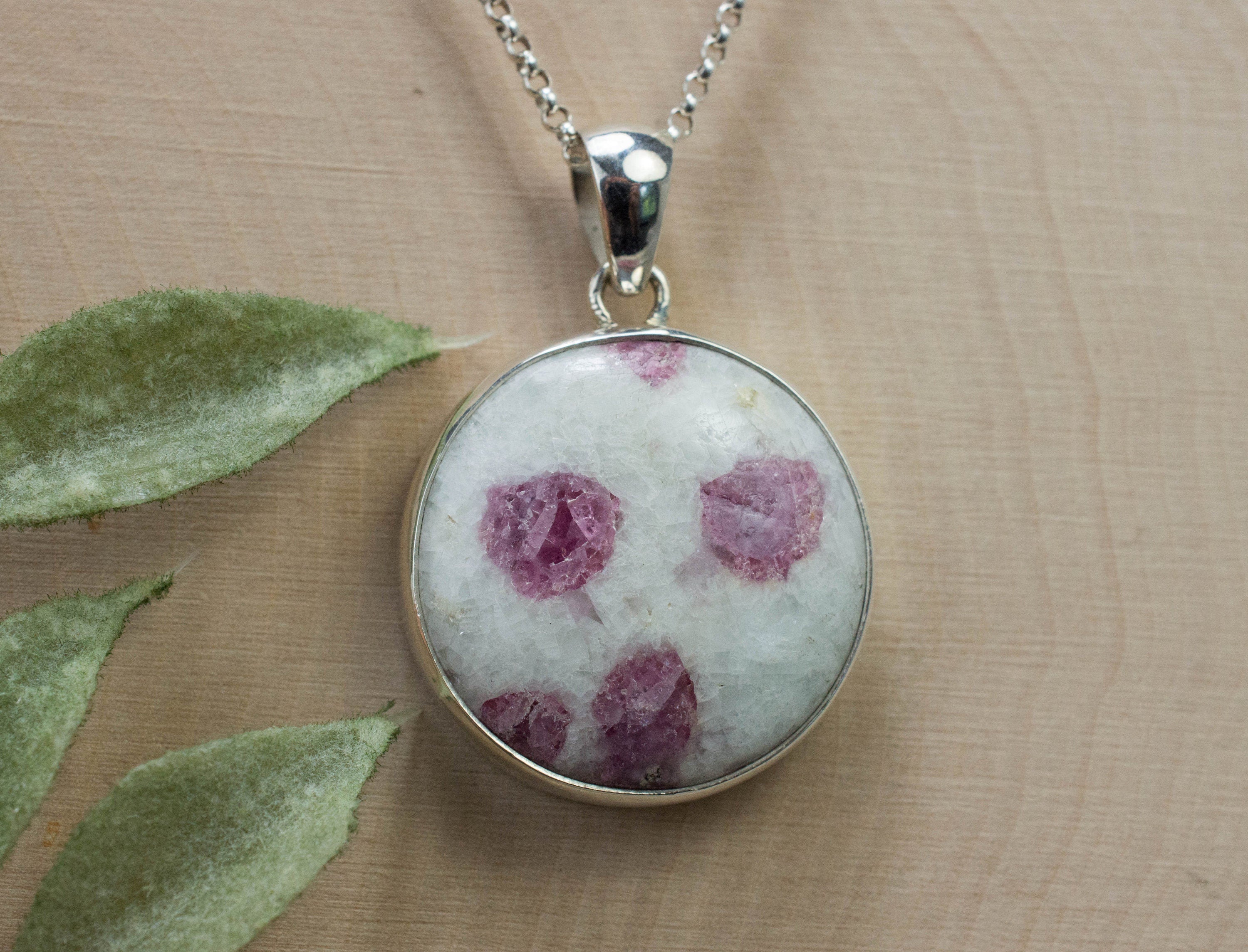 Tourmaline in Quartz Pendant, Genuine Untreated Brazil Tourmalated Quartz - Mark Oliver Gems