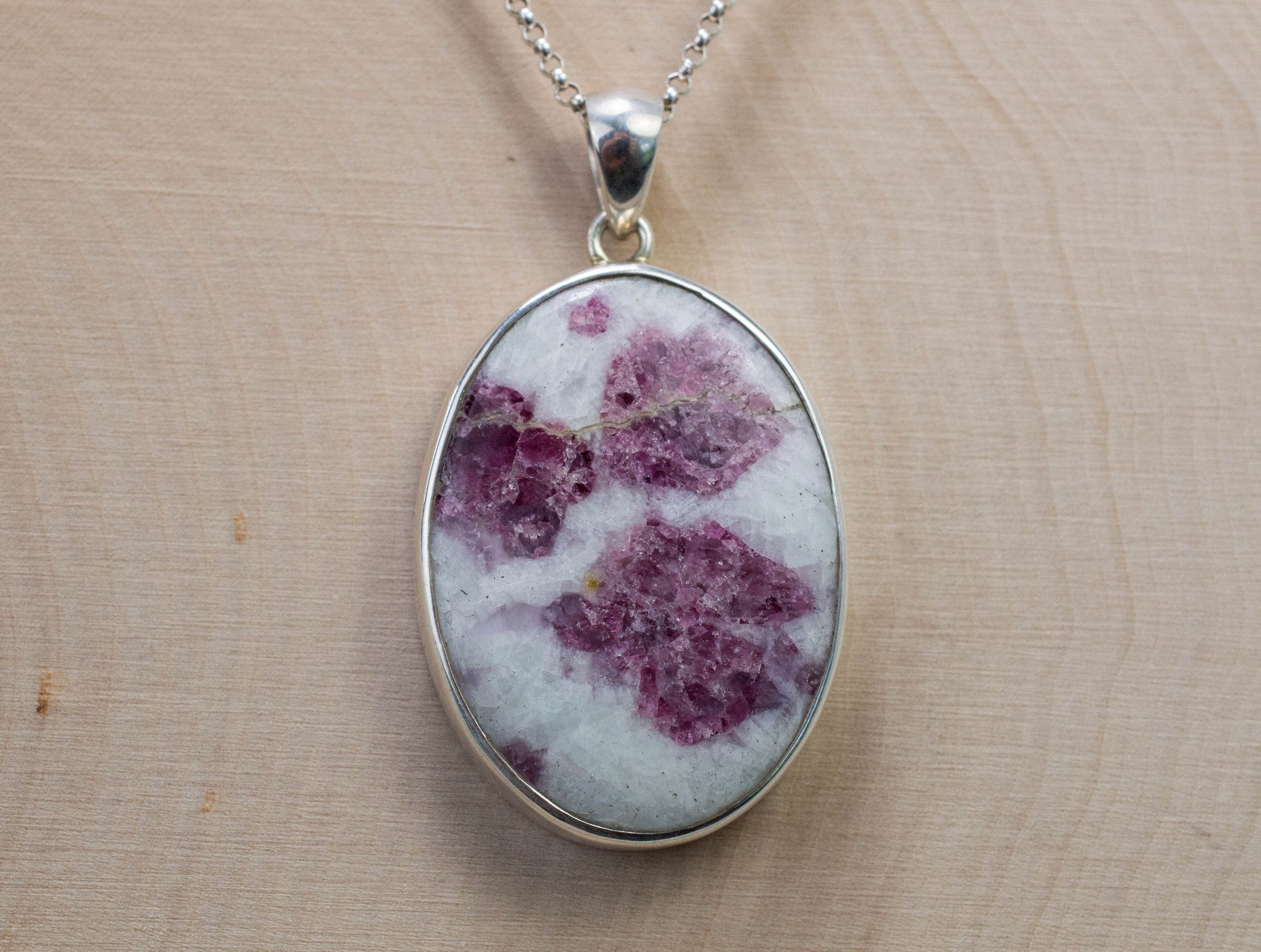 Tourmaline in Quartz Pendant, Natural Untreated Brazil Tourmalated Quartz - Mark Oliver Gems