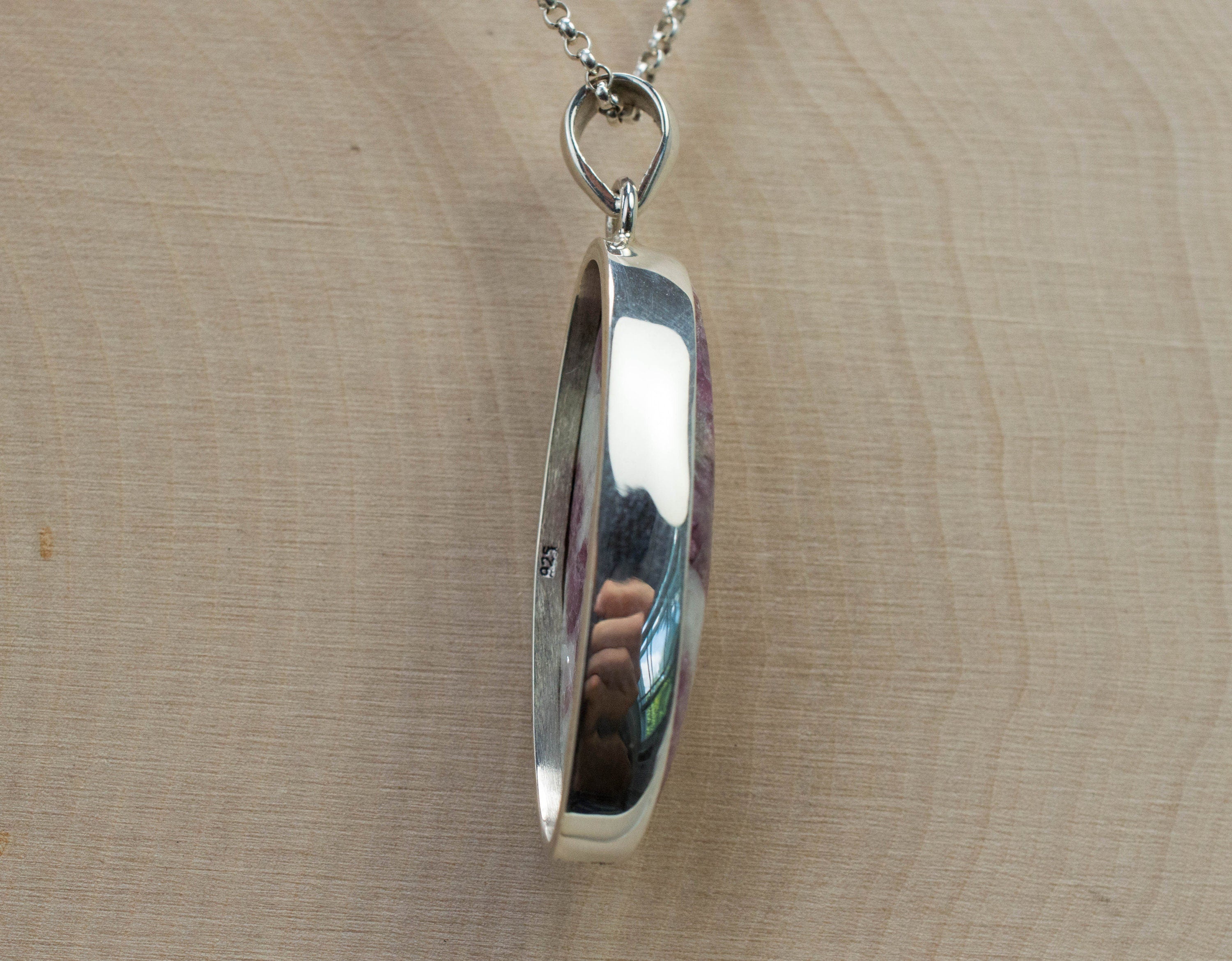 Tourmaline in Quartz Pendant, Natural Untreated Brazilian Tourmalated Quartz - Mark Oliver Gems