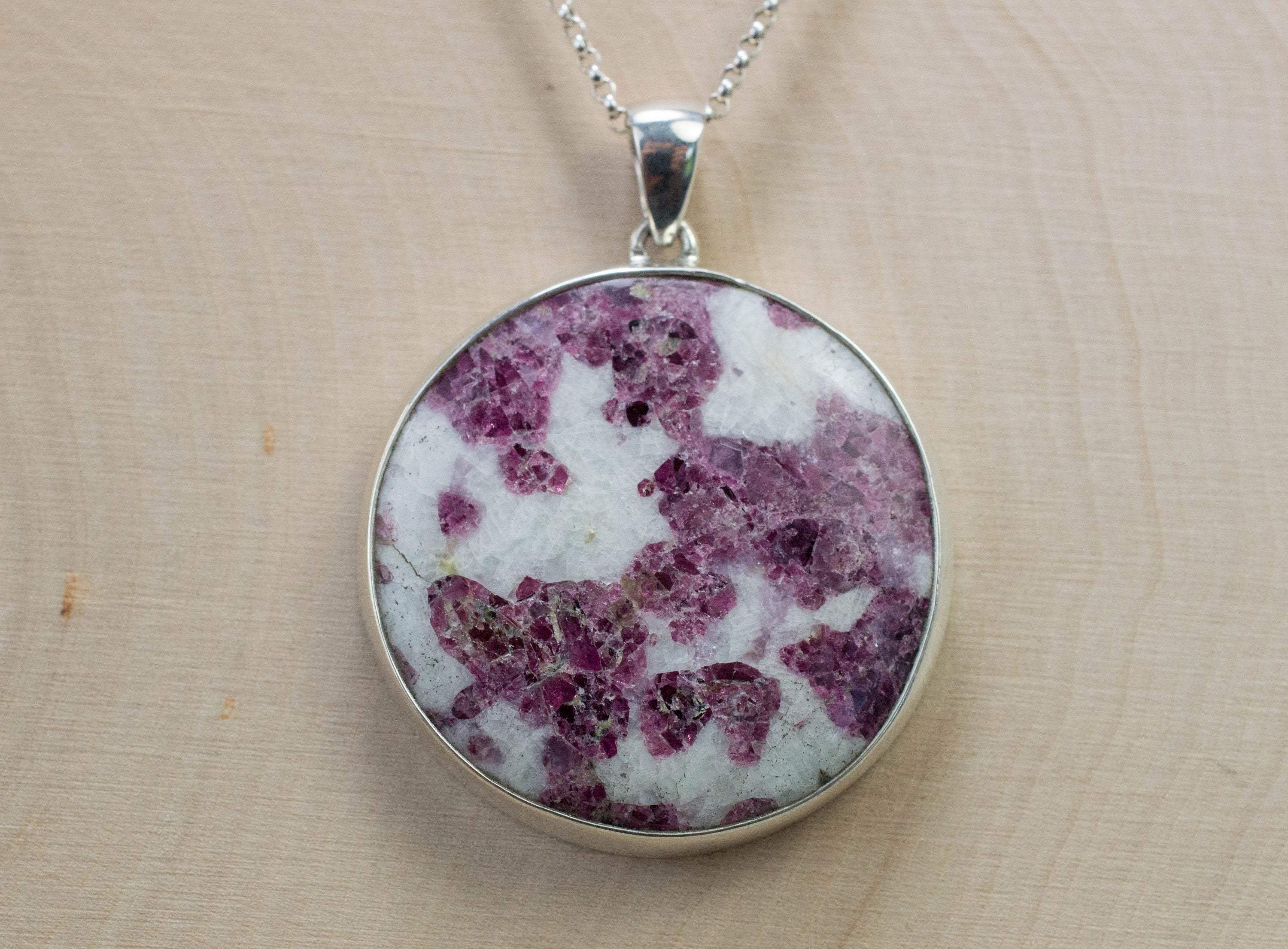 Tourmaline in Quartz Pendant, Genuine Untreated Brazilian Tourmalated Quartz - Mark Oliver Gems