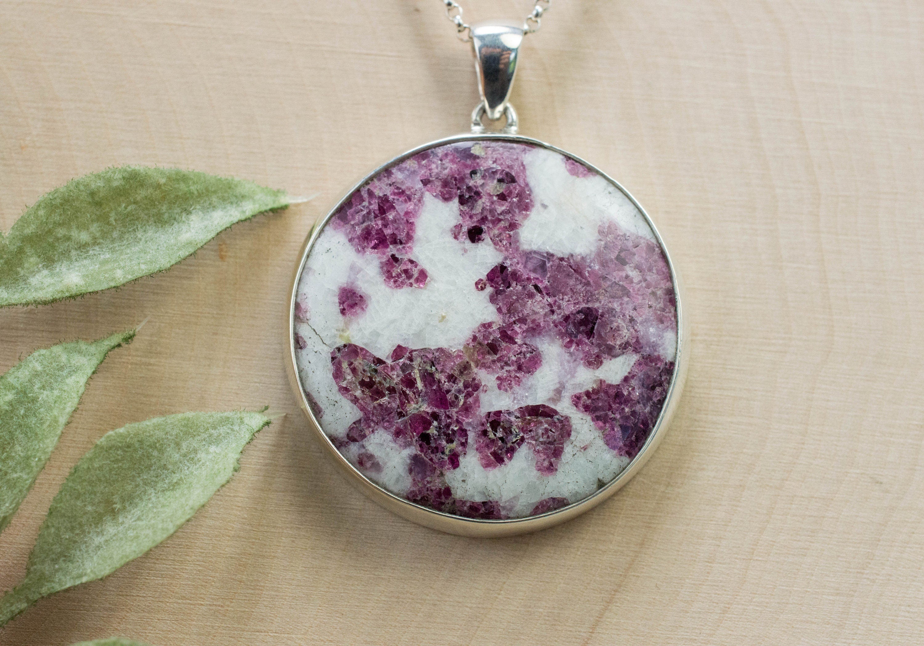 Tourmaline in Quartz Pendant, Genuine Untreated Brazilian Tourmalated Quartz - Mark Oliver Gems