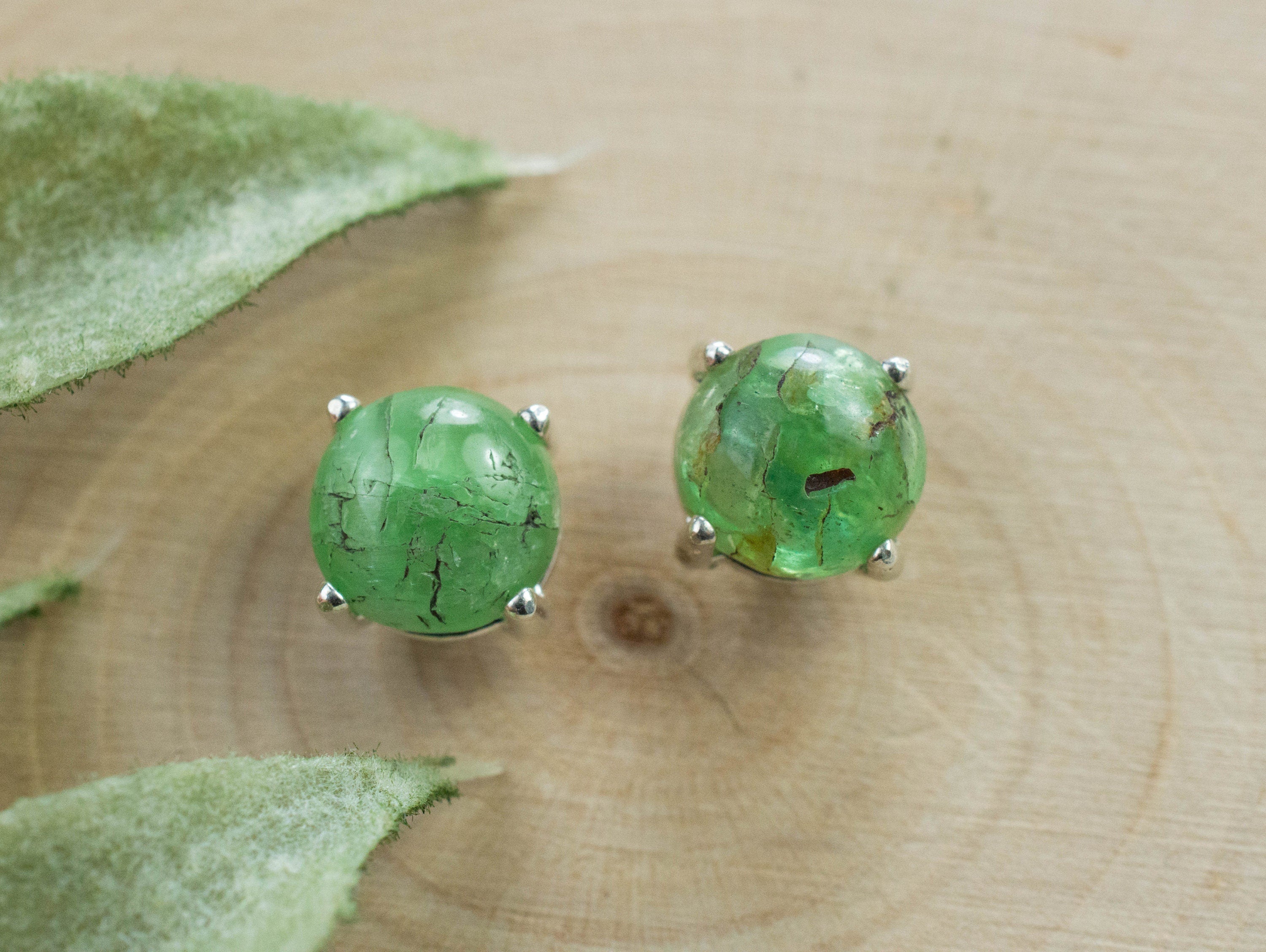 Kornerupine Earrings; Genuine Untreated Tanzania Kornerupine; 3.250cts - Mark Oliver Gems