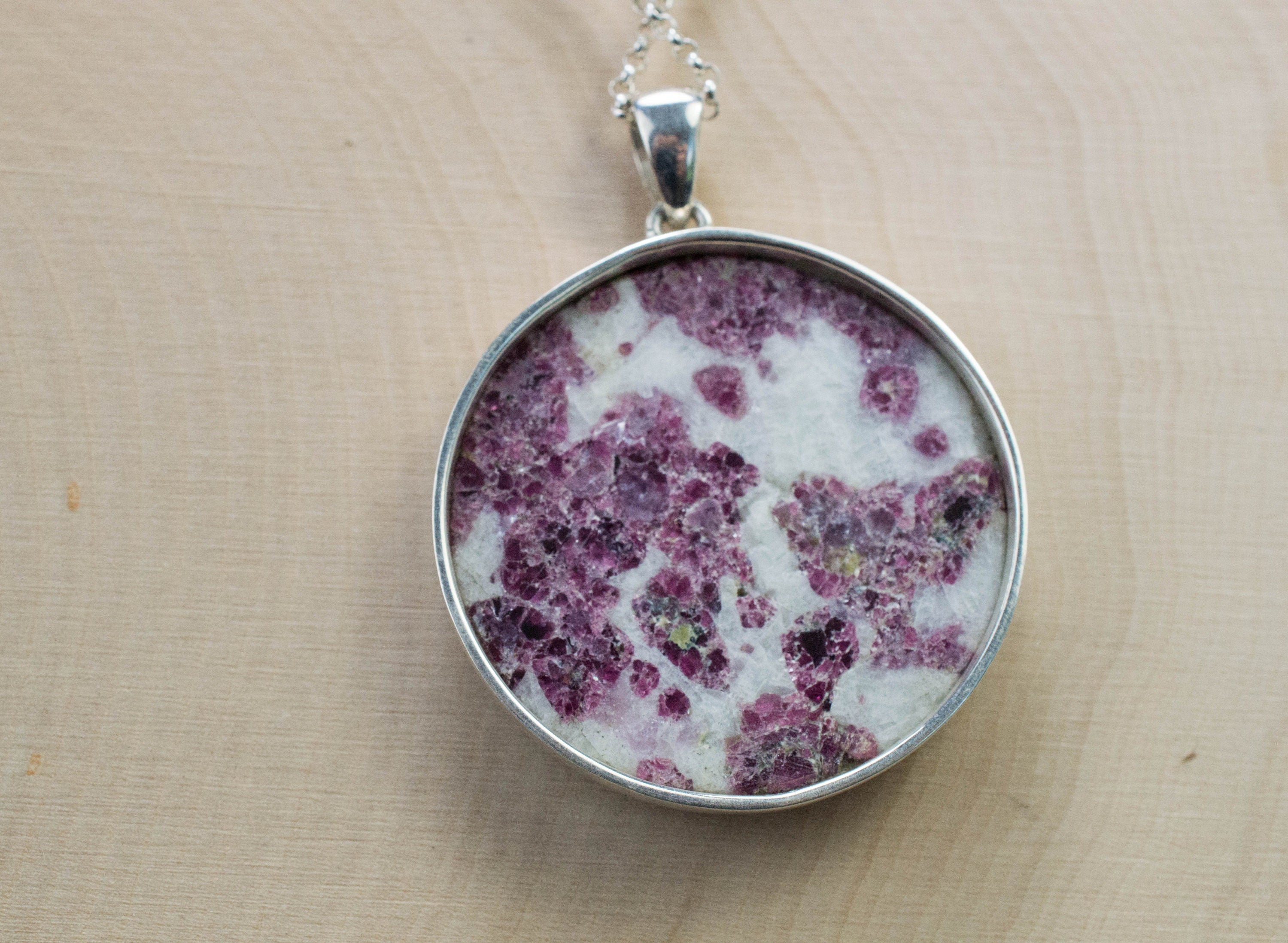 Tourmaline in Quartz Pendant, Genuine Untreated Brazilian Tourmalated Quartz - Mark Oliver Gems